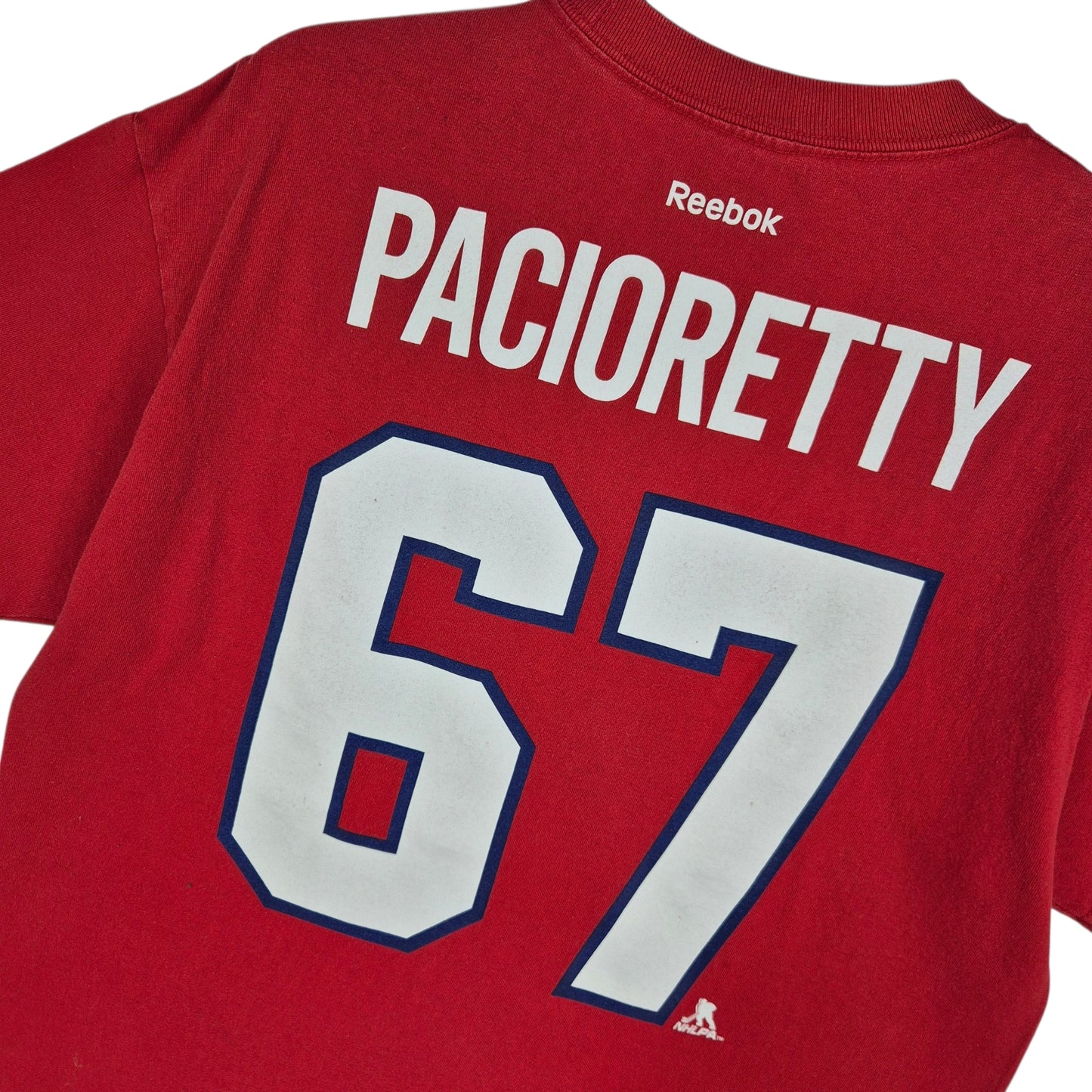 Reebok NHL Montreal Canadiens Red Pacioretty 67 Tee Shirt Size L