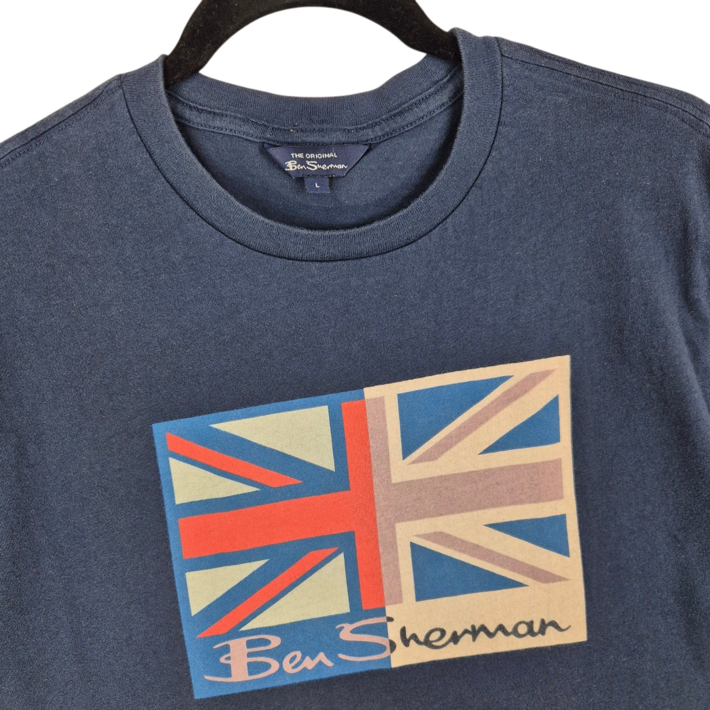 Ben Sherman Dark Blue Tee Shirt Size L