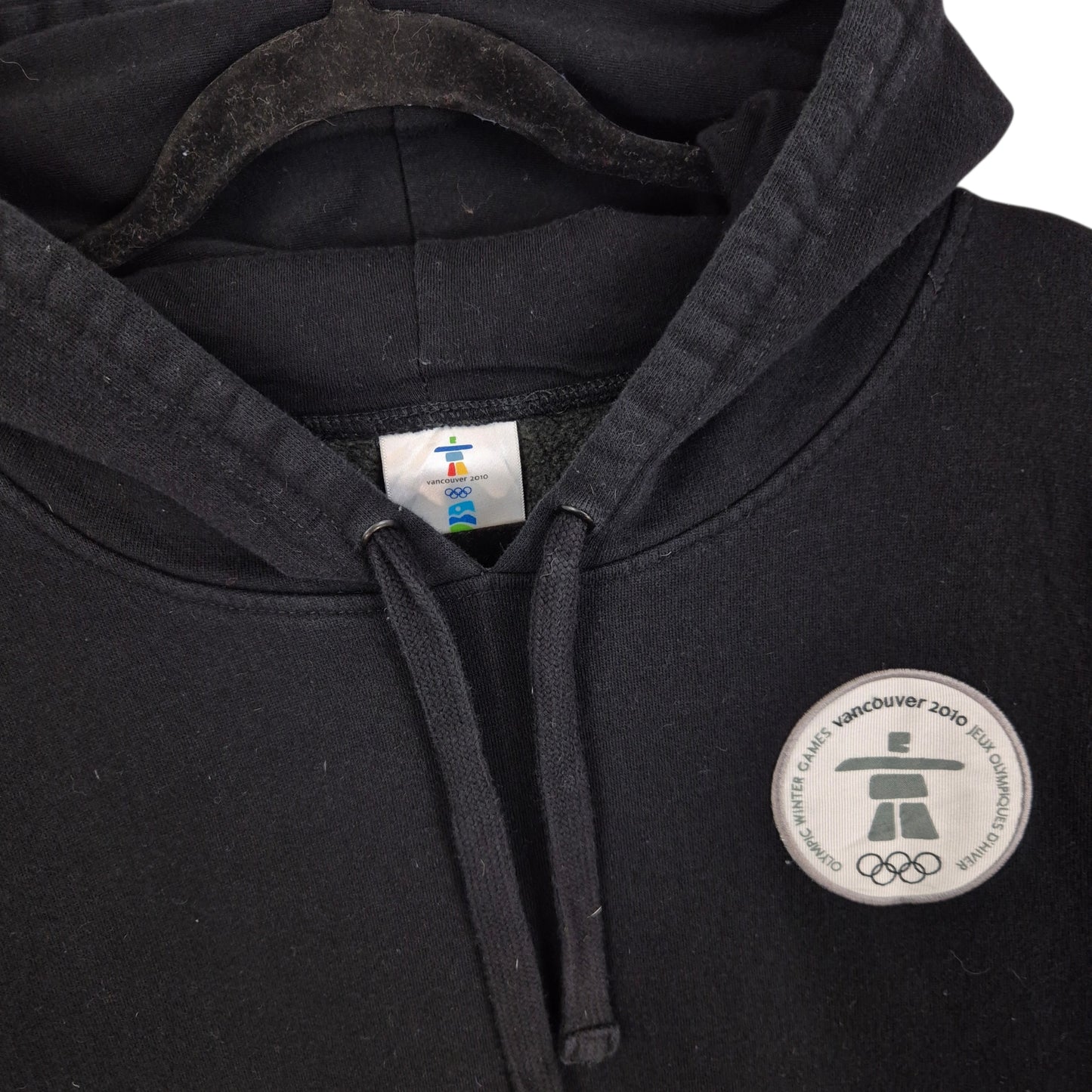 Hudsons Bay Co 2010 Winter Games Vancouver Black Hoodie Size L