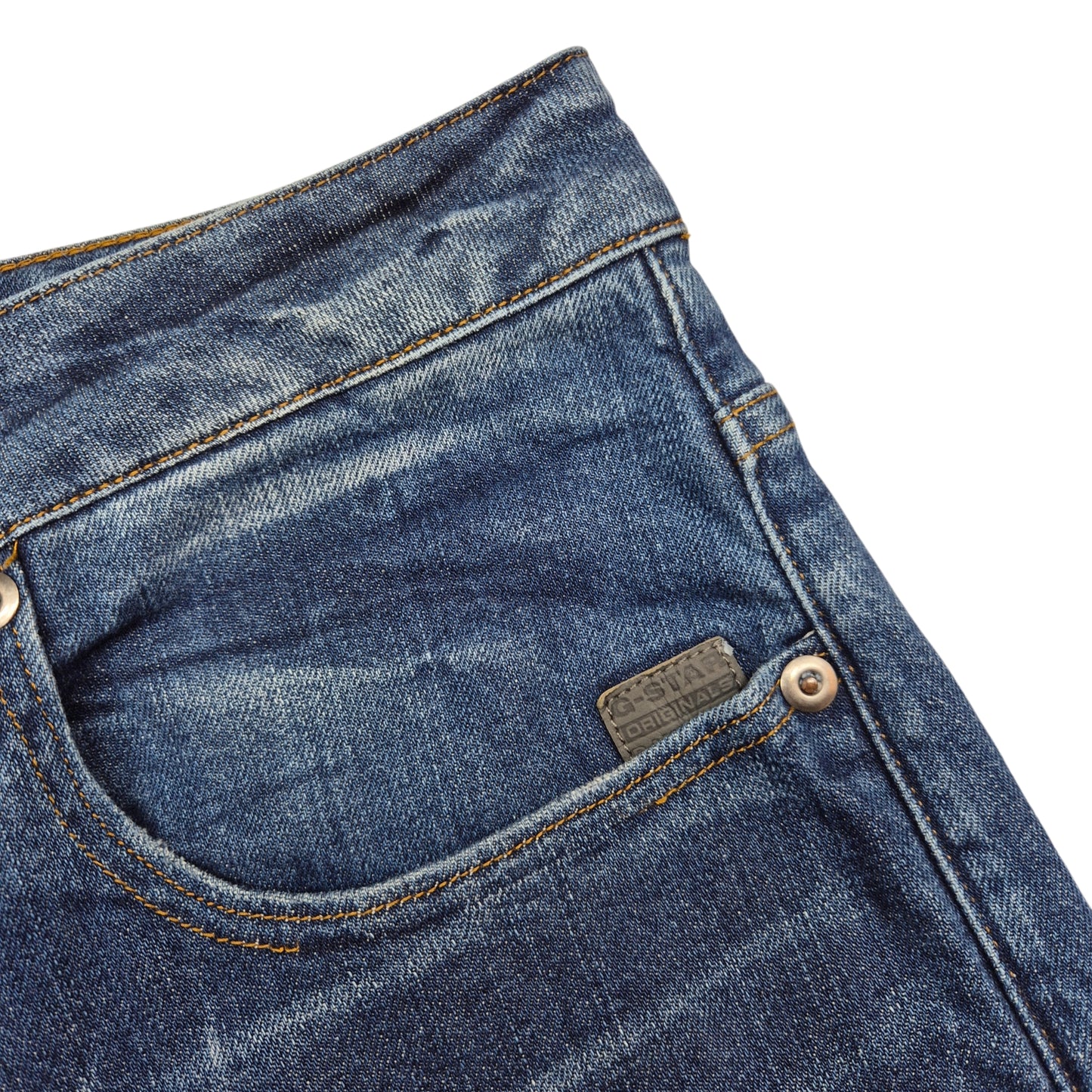 G Star Raw Jeans Blue Revend Straight Leg Denim W38