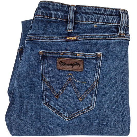 Wrangler Jeans Womens Blue Heavy Mid Bootcut Denim W36
