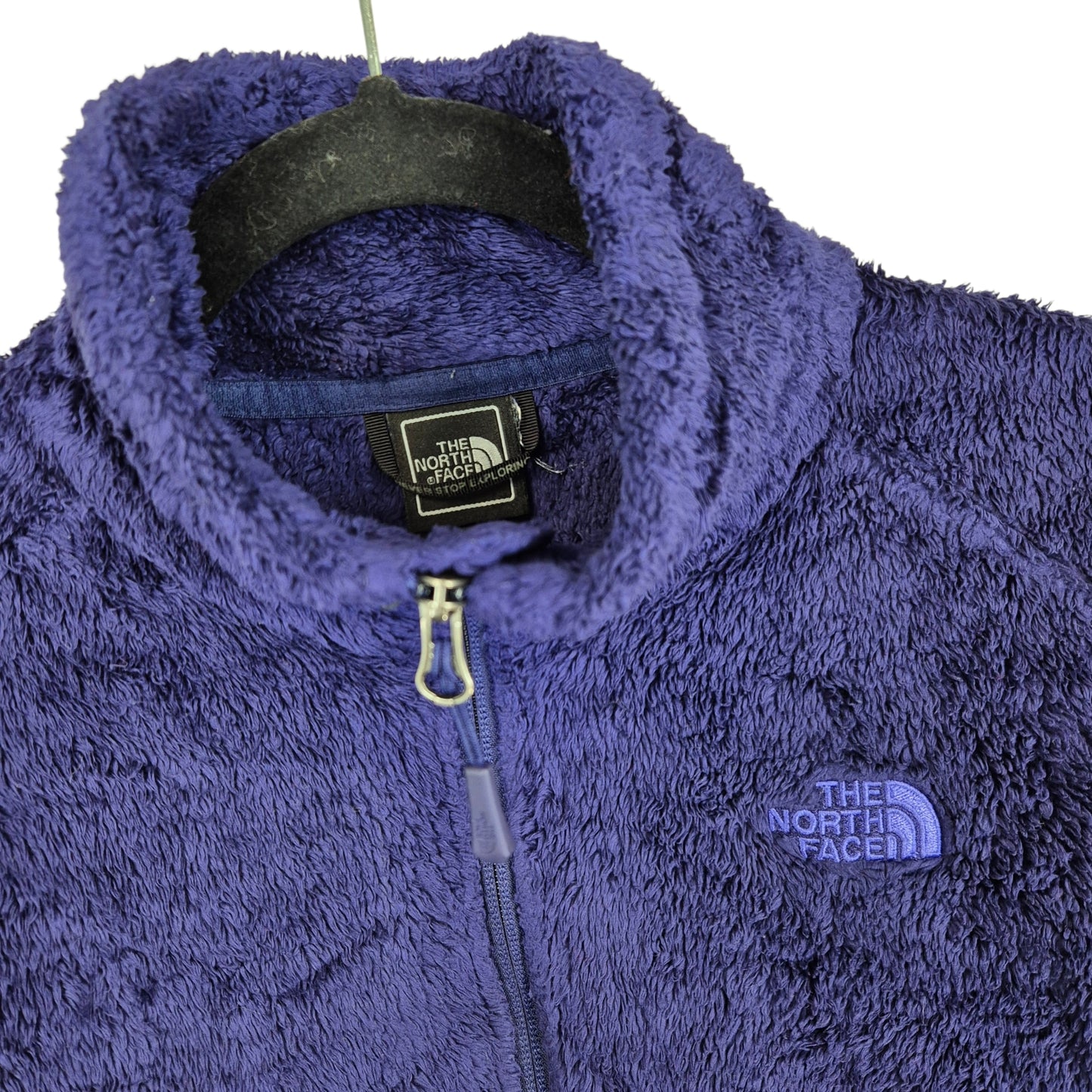 The North Face Womens Purple Mink Fleece Zip Jumper Size S