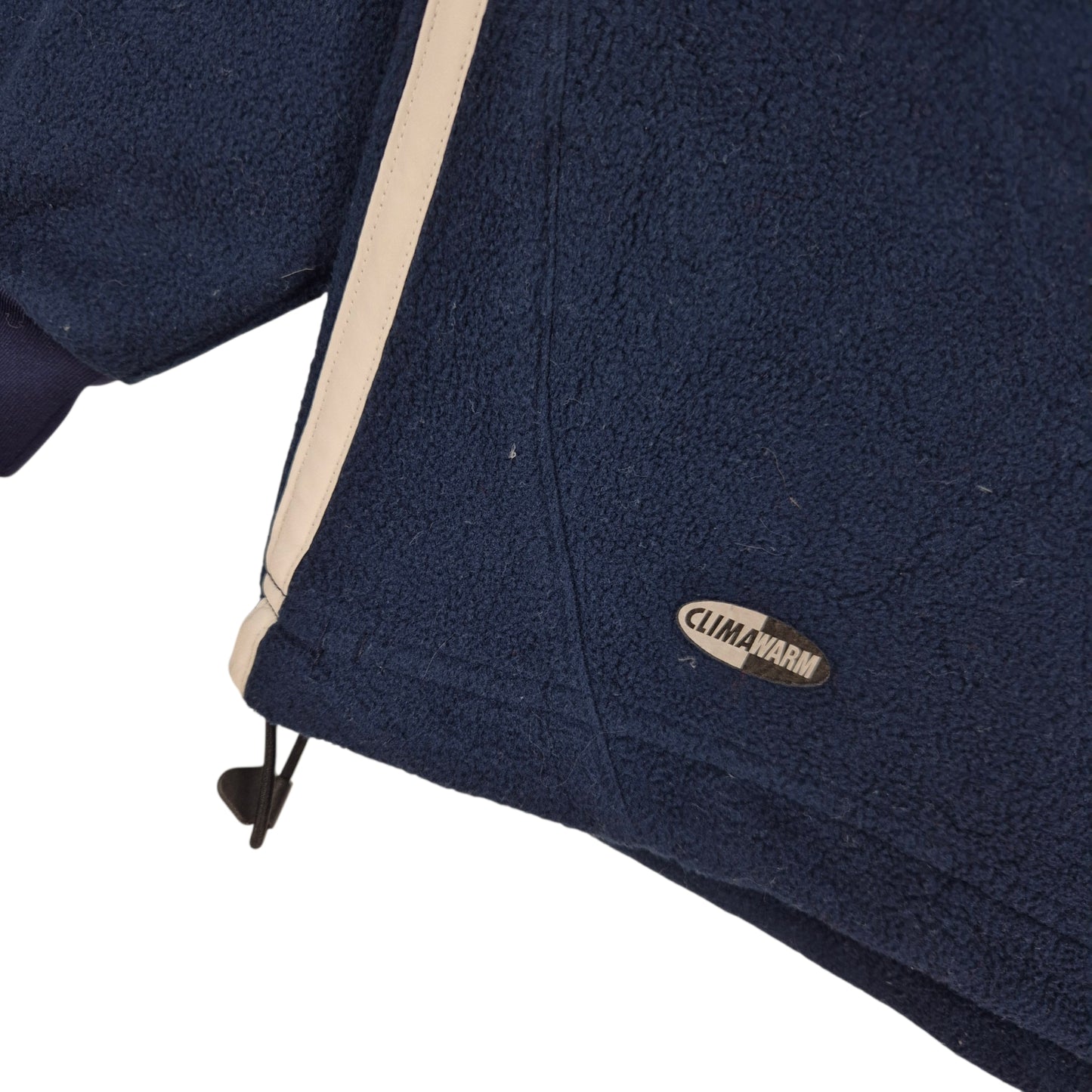 Vintage Adidas 2000's Western Basketball Dark Blue Fleece Jumper Size M