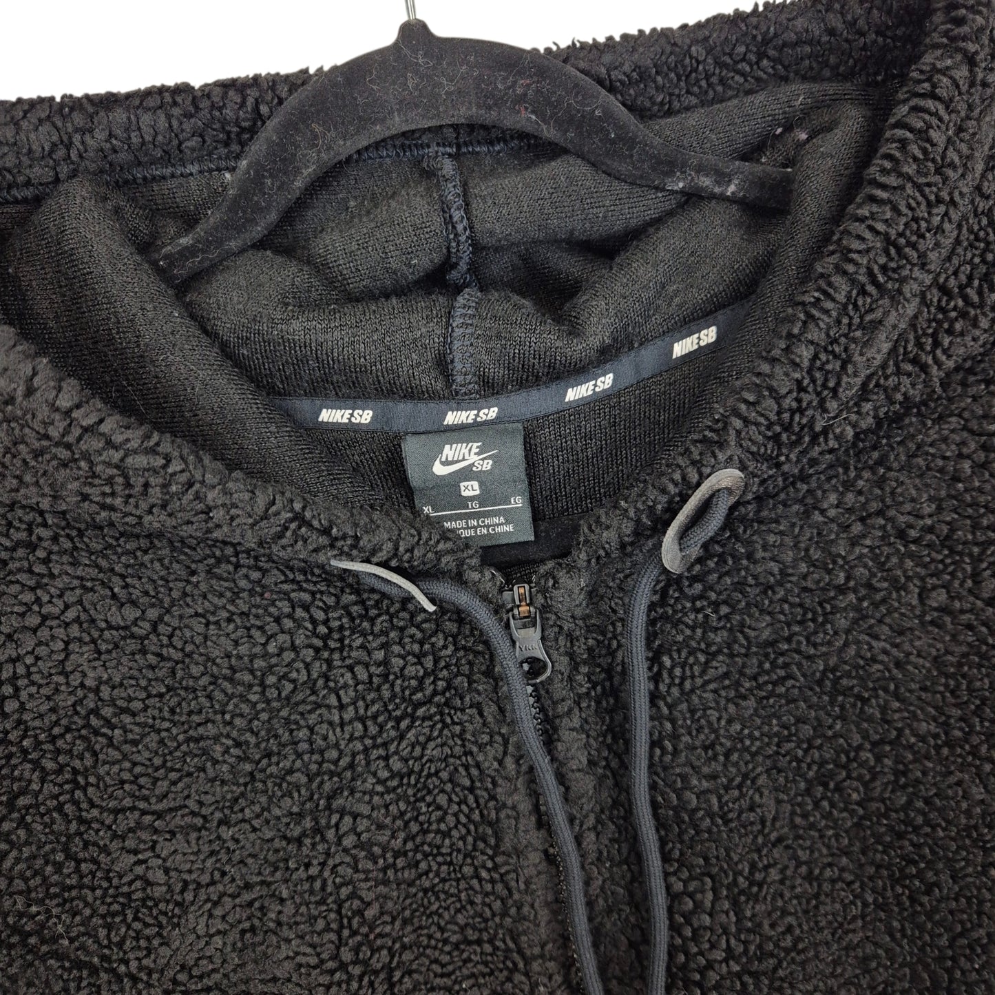 Nike SB Black Fleece Zip Hoodie Size XL
