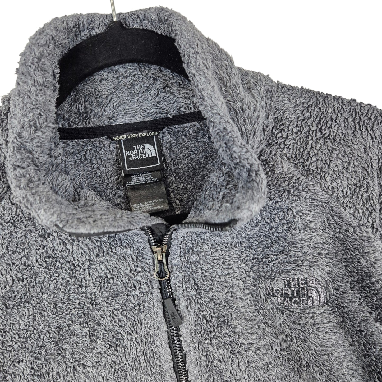 The North Face Womens Black Fleece Zip Jumper Size M