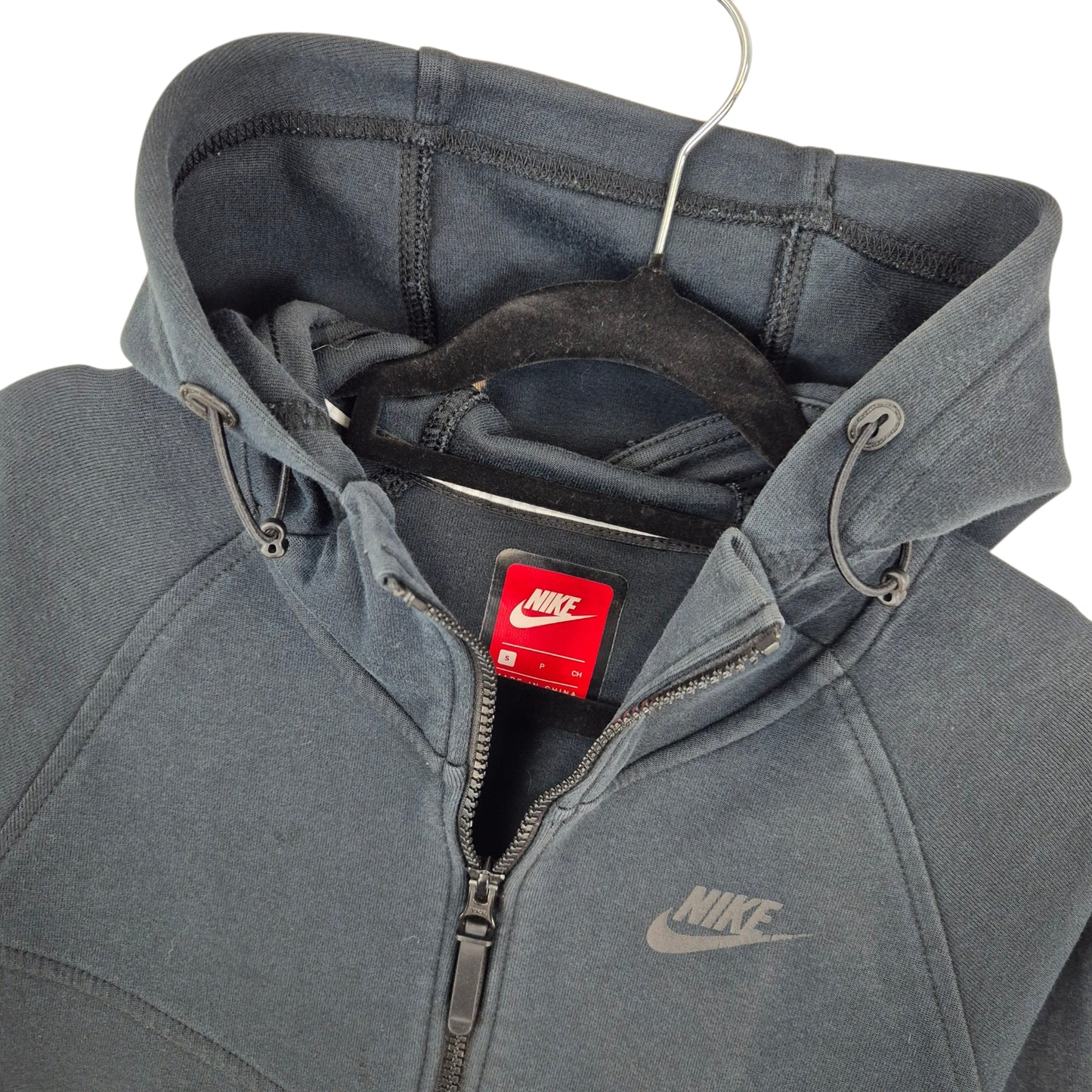 Nike Tech Womens Black Zip Hoodie Size S