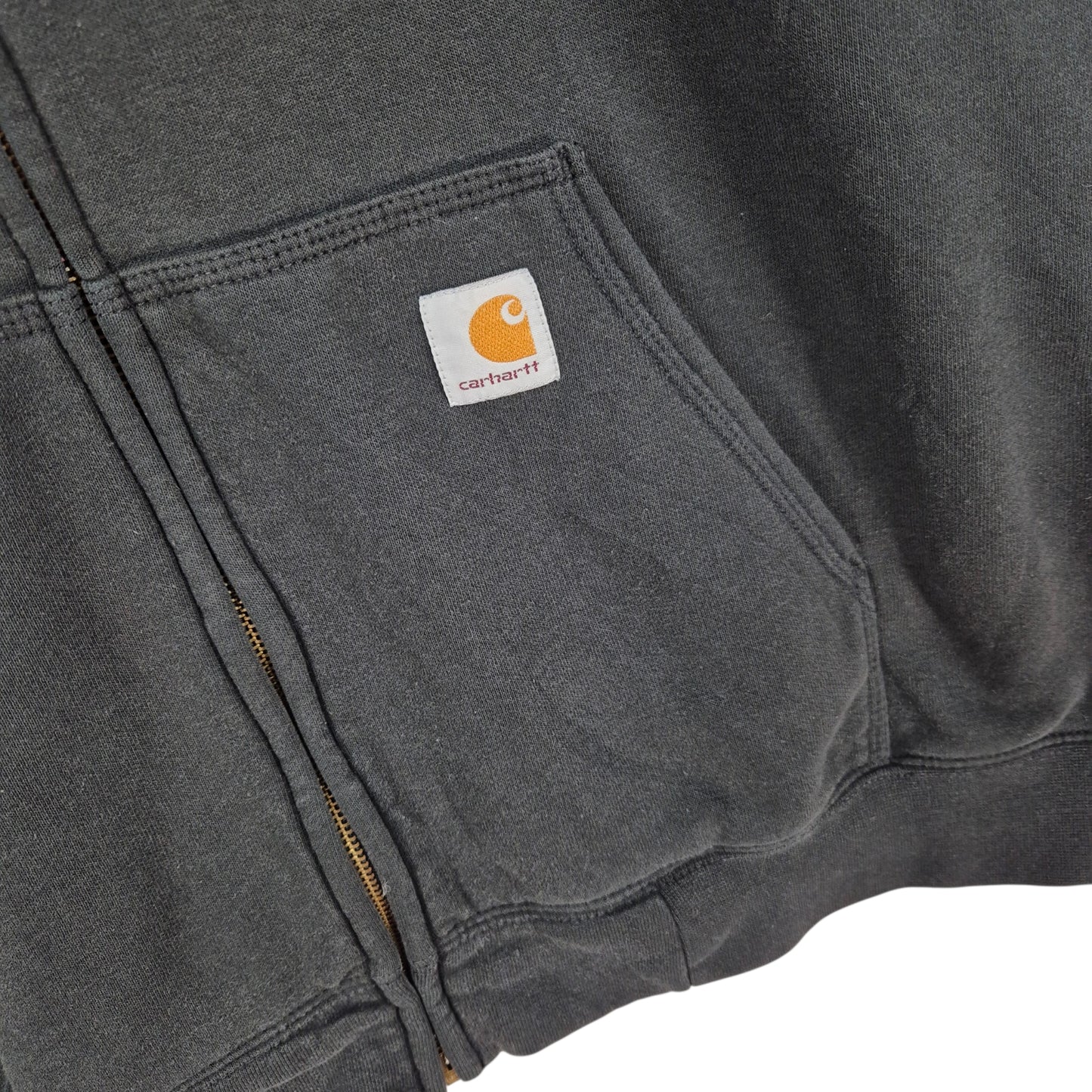 Carhartt Black Heavy Zip Hoodie Size 2XL