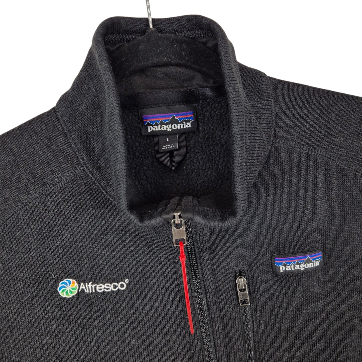 Patagonia Black Fleece Zip Vest Size L