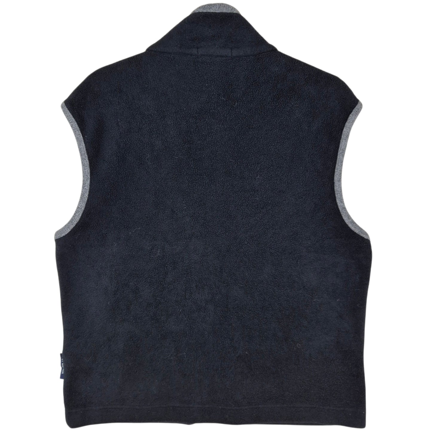 Vintage Nautica Black Fleece Vest Size S