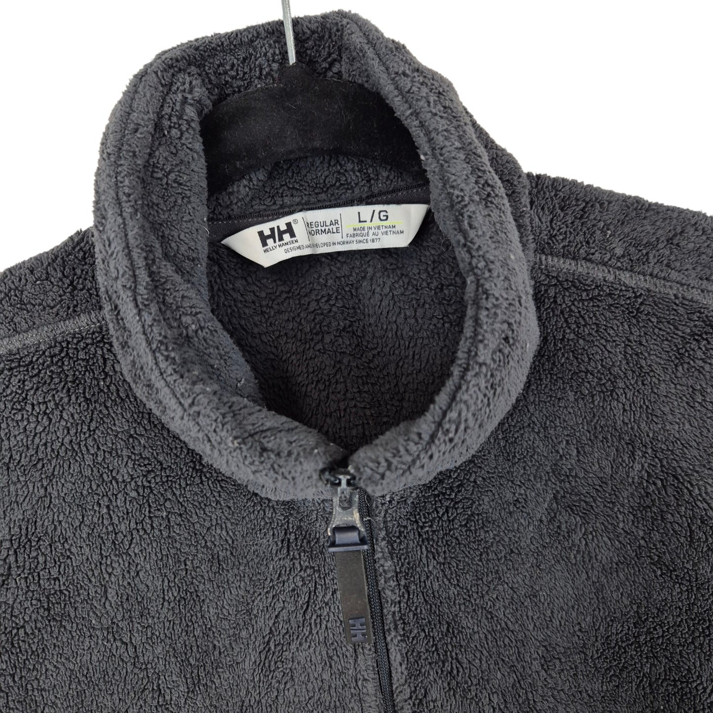 Helly Hansen Womens Dark Grey Quarter Zip Fleece Jumper Size L