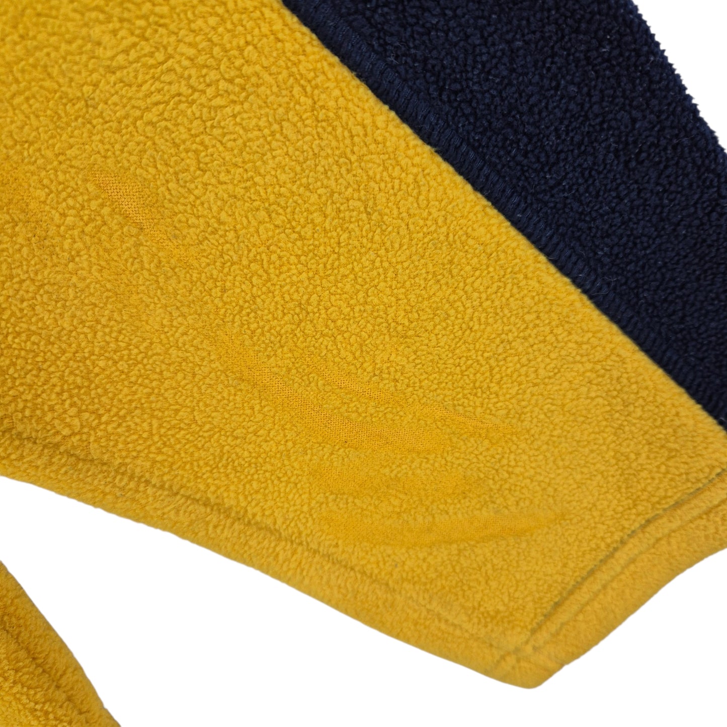 Vintage Nautica Competion 90's Yellow & Blue USA Fleece Jumper Size XL