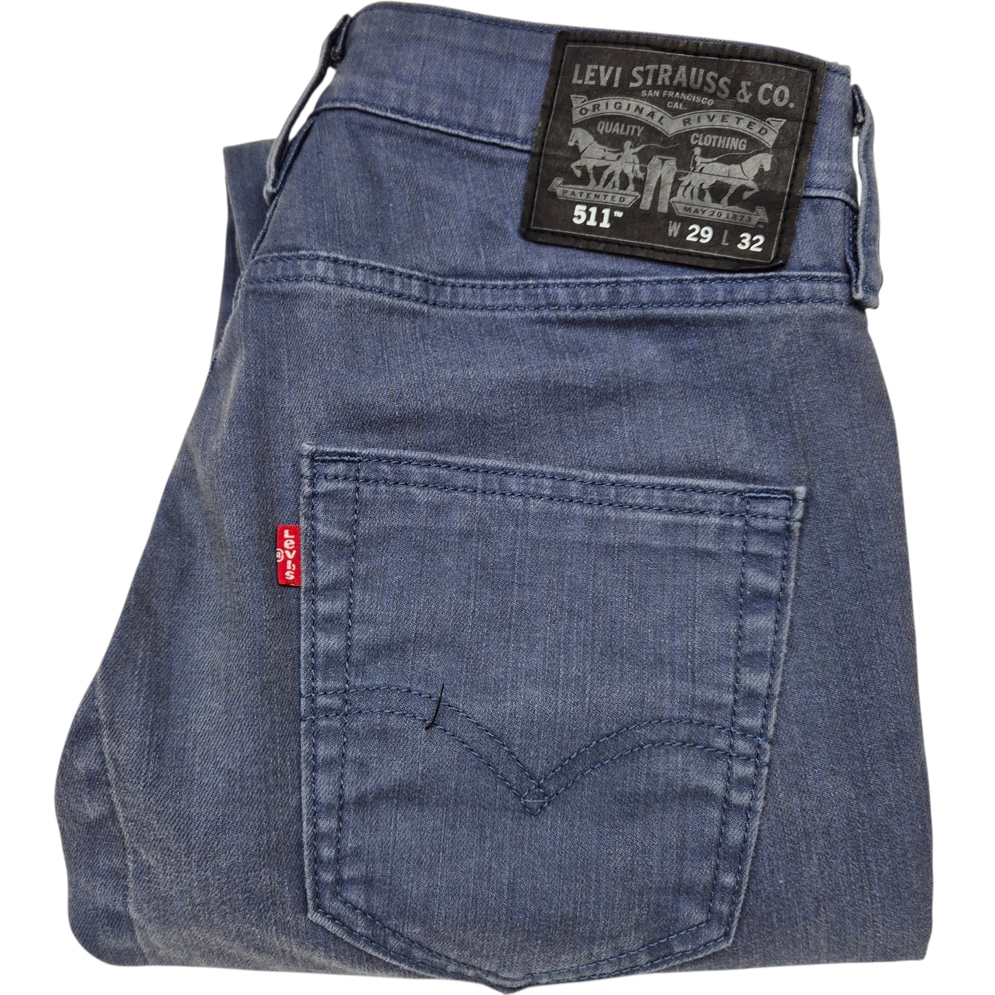 Levis 511 Jeans Steel Blue Slim Denim W29