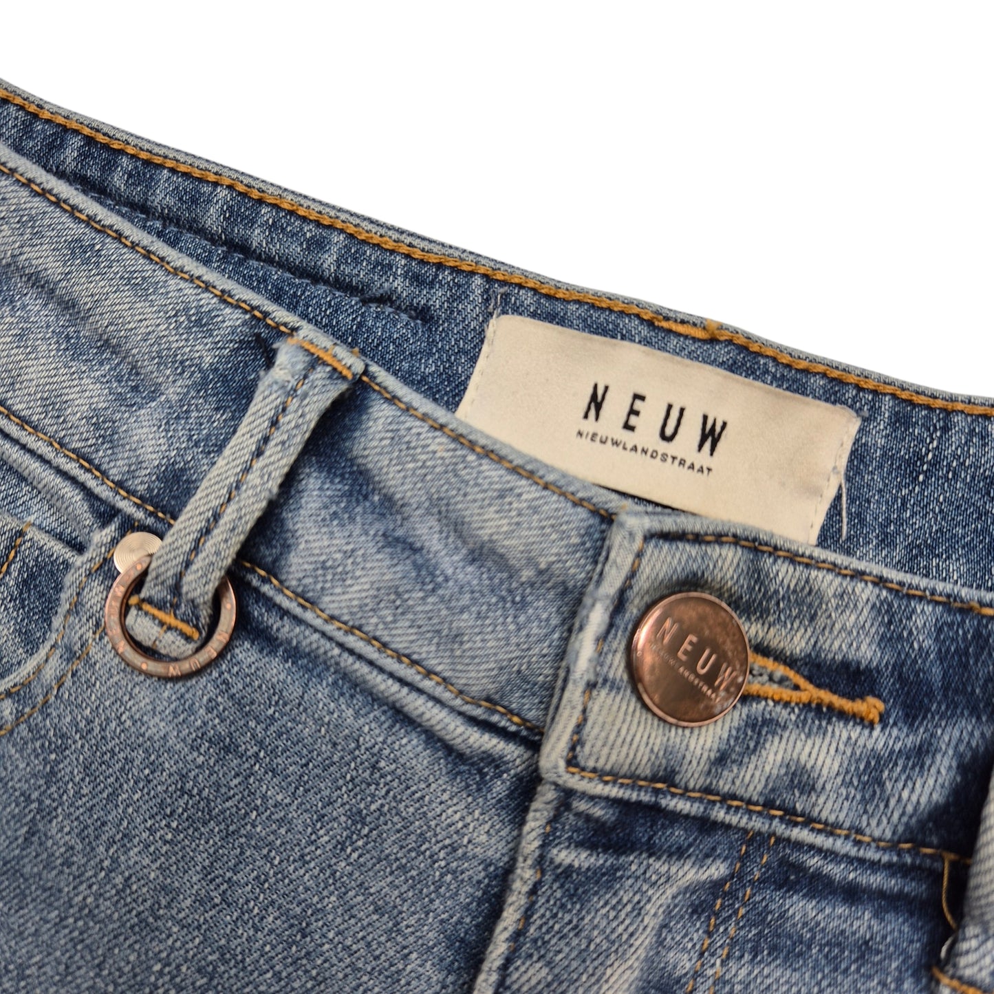 NEUW Jeans Womens Light Blue Marilyn Skinny Stretch Denim W25