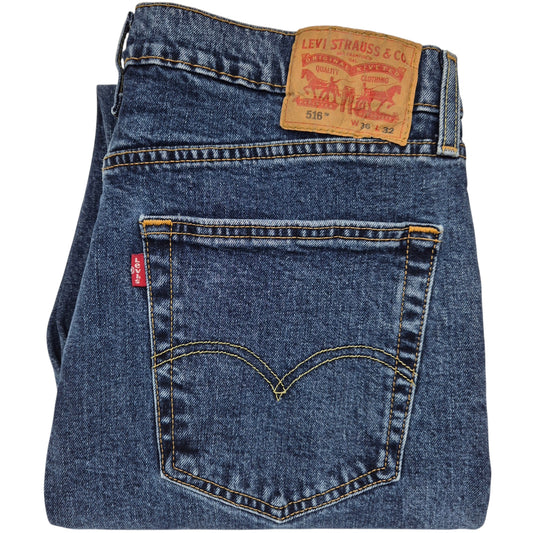 Levis 516 Jeans Blue Heavy Denim W35