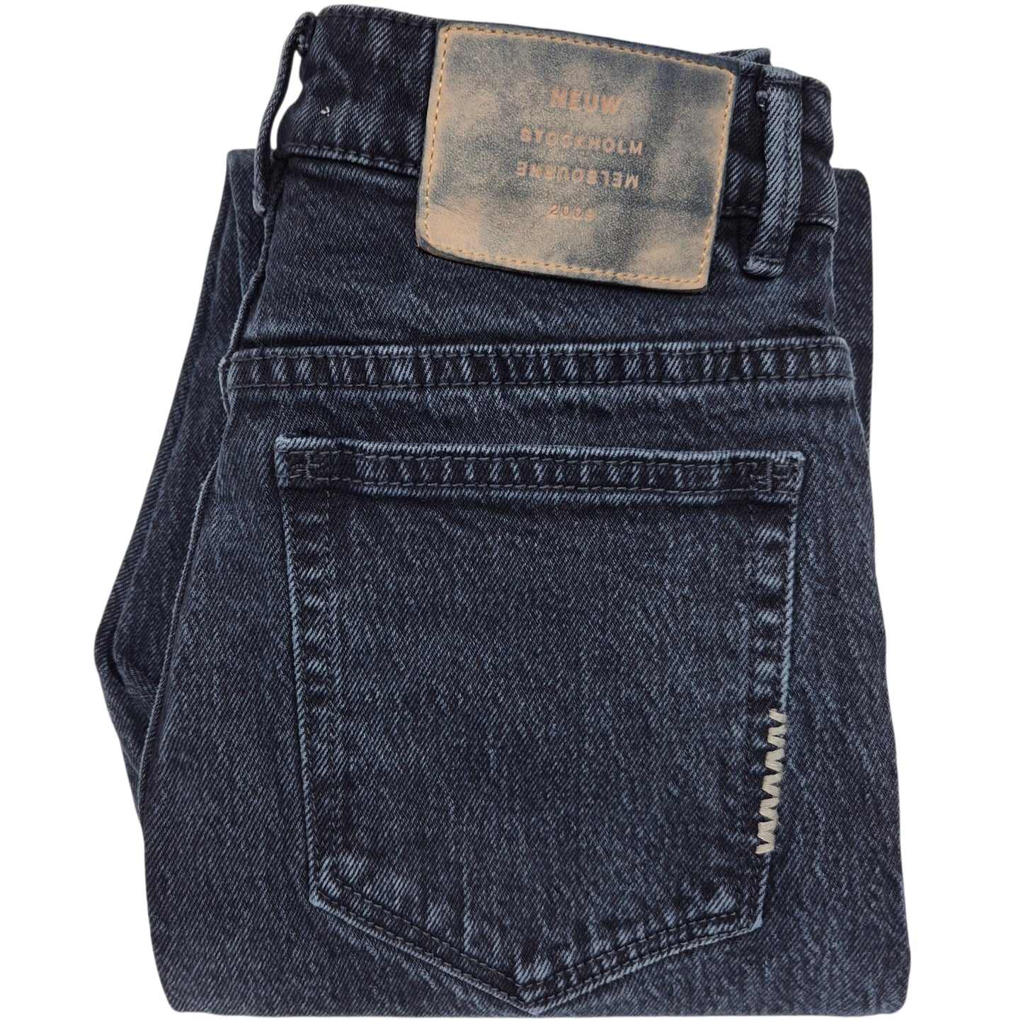 NEUW Jeans Womens Dark Blue Lola Heavy Slim Tapered Denim W24