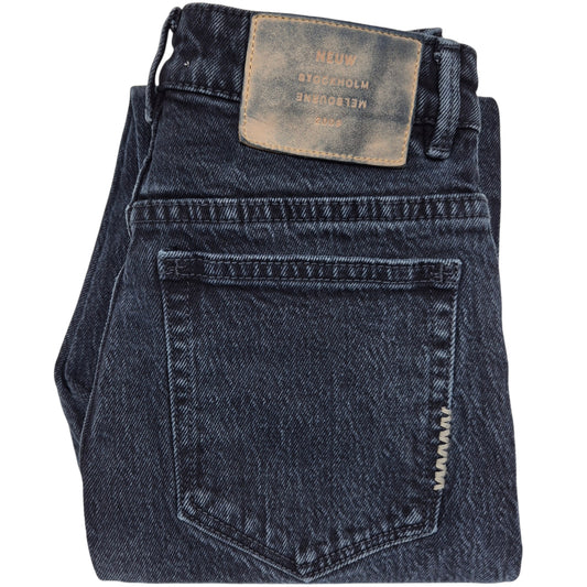 NEUW Jeans Womens Dark Blue Lola Heavy Slim Tapered Denim W24