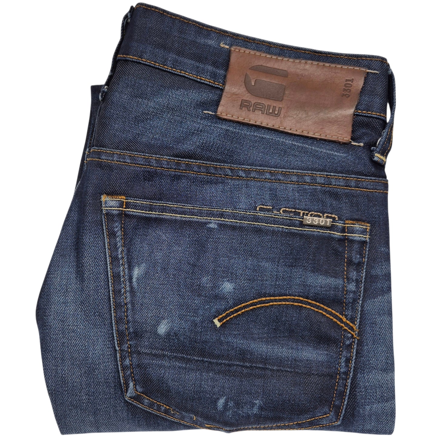 G Star Raw Jeans Dark Blue Straight Leg Denim W32
