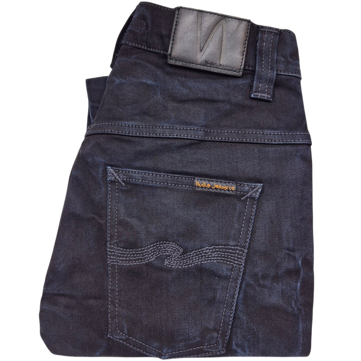 Nudie Jeans Black Thin Finn Skinny Denim W29