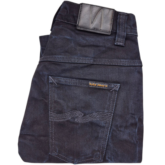 Nudie Jeans Black Thin Finn Skinny Denim W29