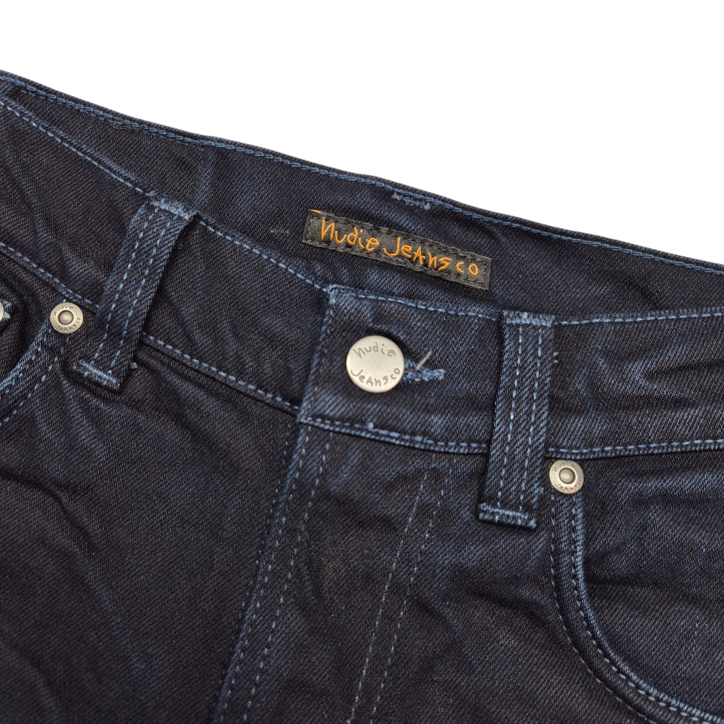 Nudie Jeans Dark Blue Lean Dean Skinny Denim W29
