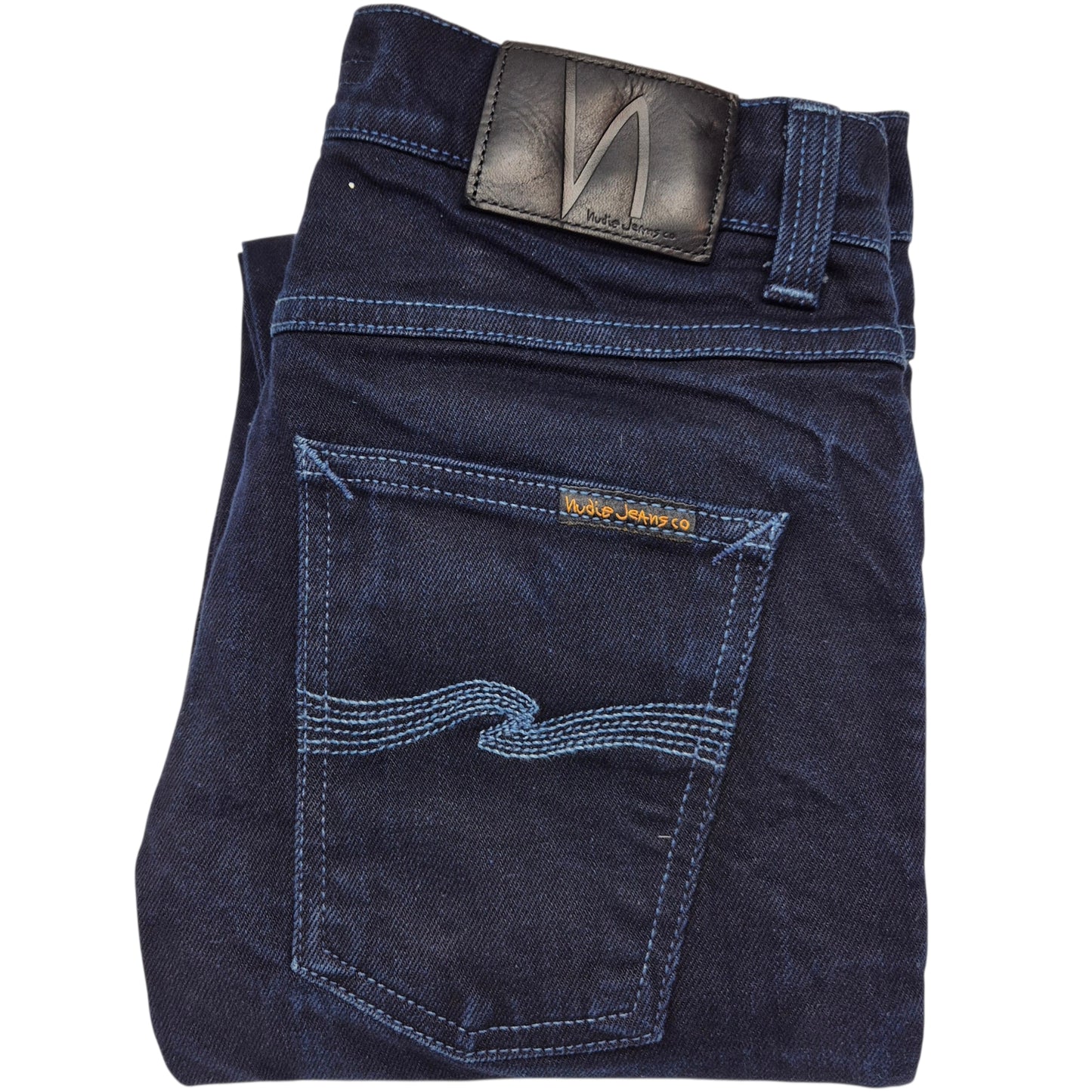 Nudie Jeans Dark Blue Lean Dean Skinny Denim W29