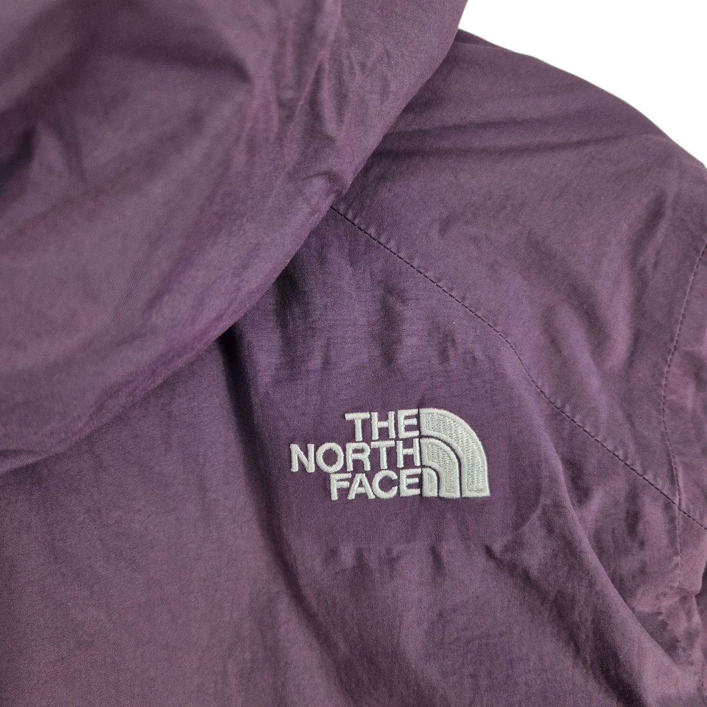 The Nort Face Womens Purple Fleece Insulated Nylon Jacket Size L