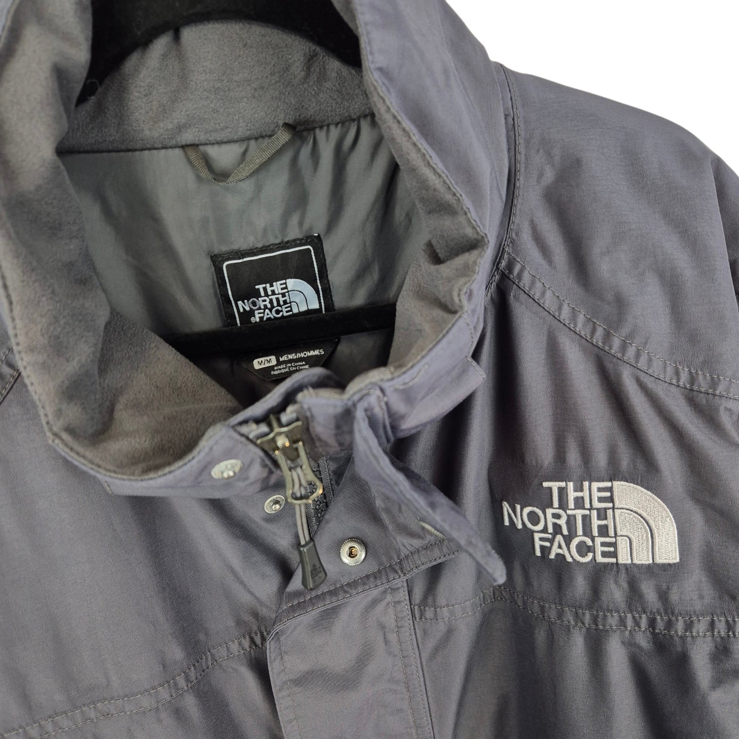 The North Face Grey Insulated Nylon Jacket Size M