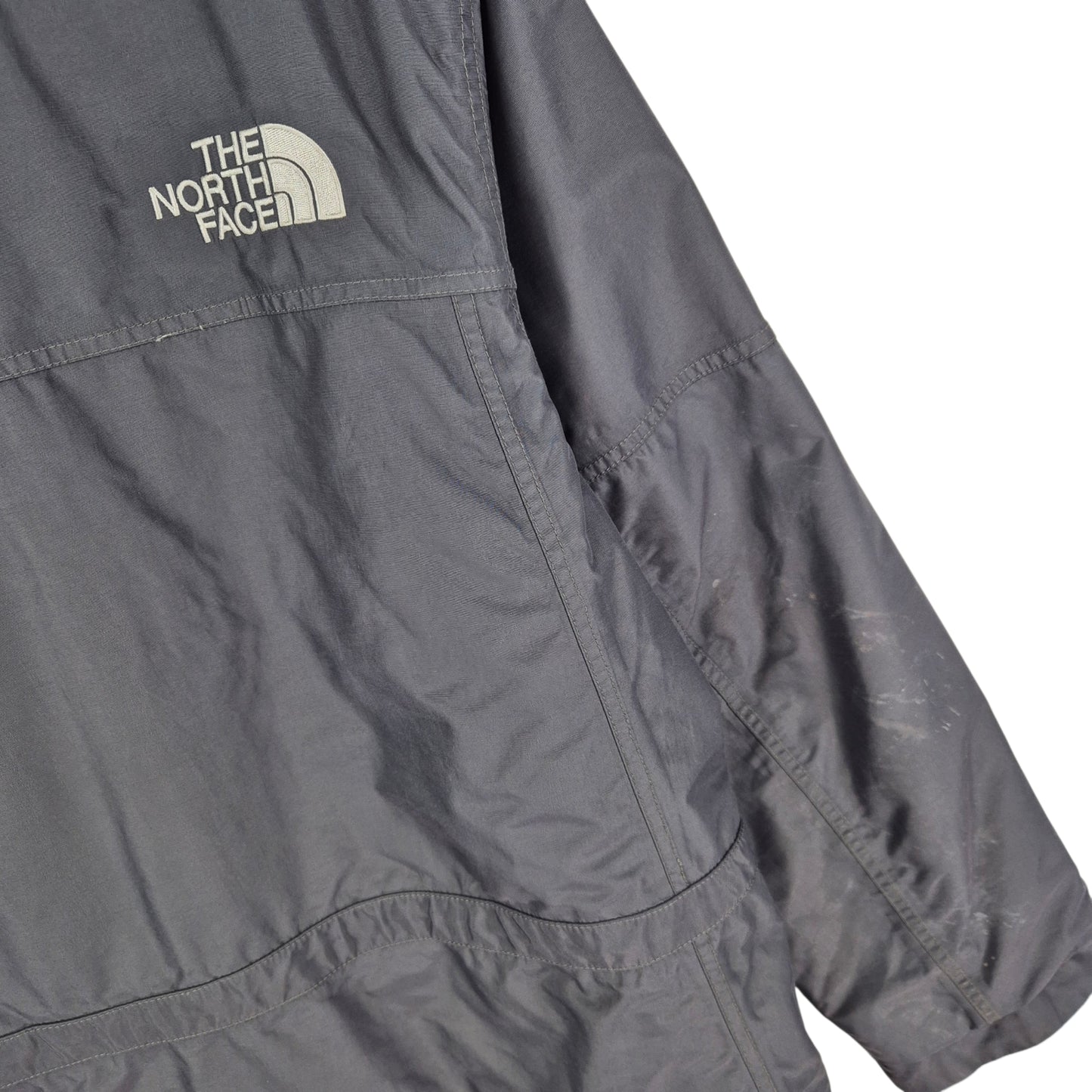 The North Face Grey Insulated Nylon Jacket Size M
