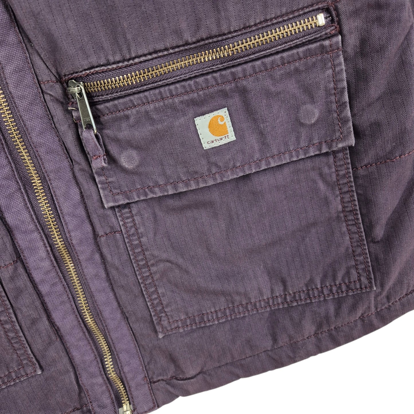 Carhartt Womens Purple Padded Jacket Size M