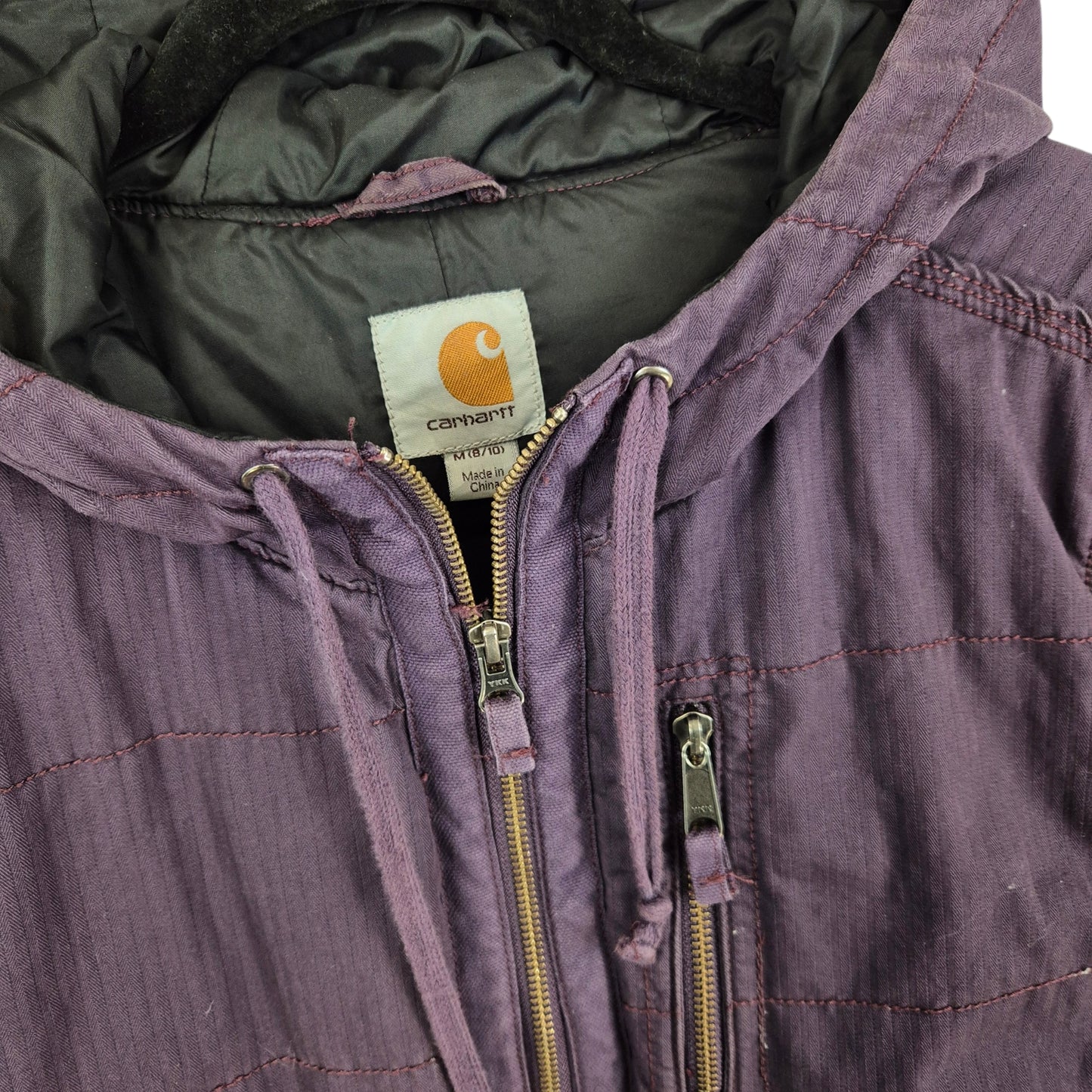 Carhartt Womens Purple Padded Jacket Size M