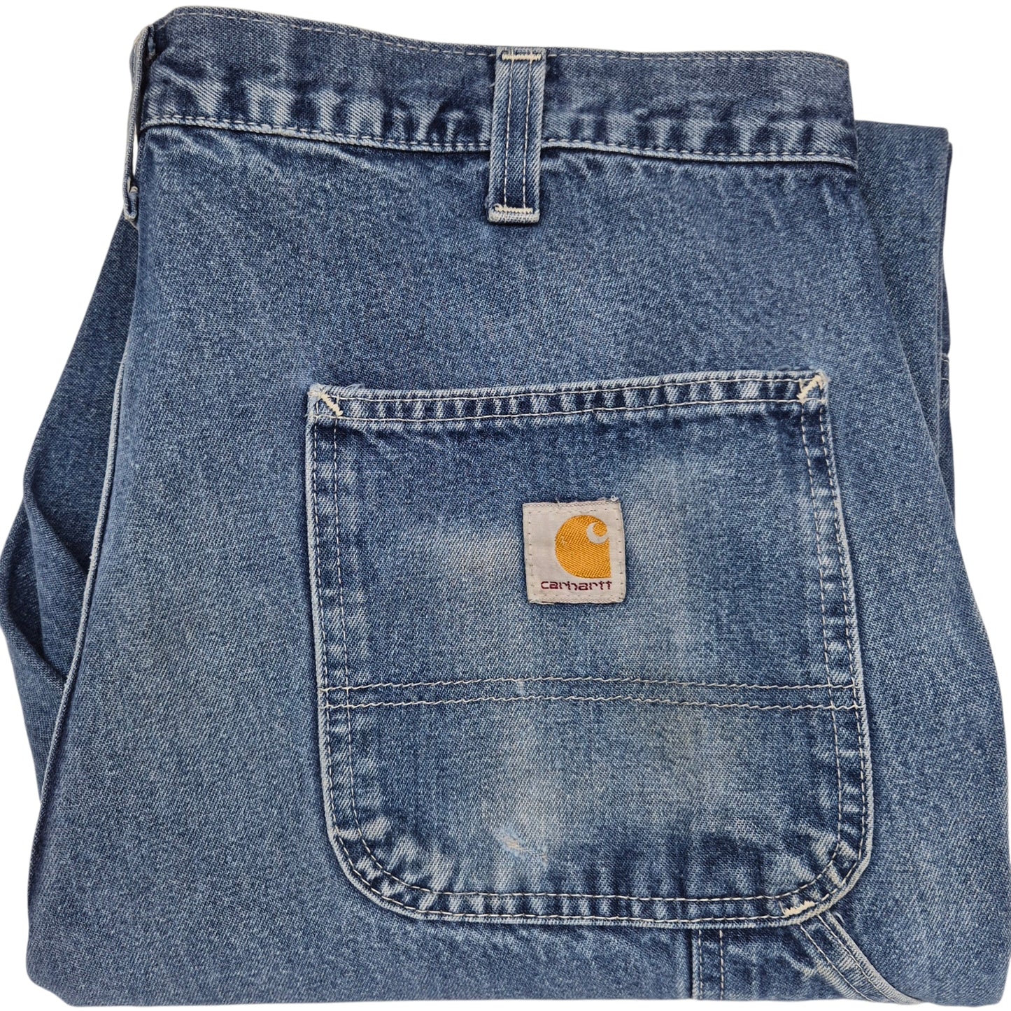 Carhartt Jeans Blue Dungaree Fit Relaxed Denim W36