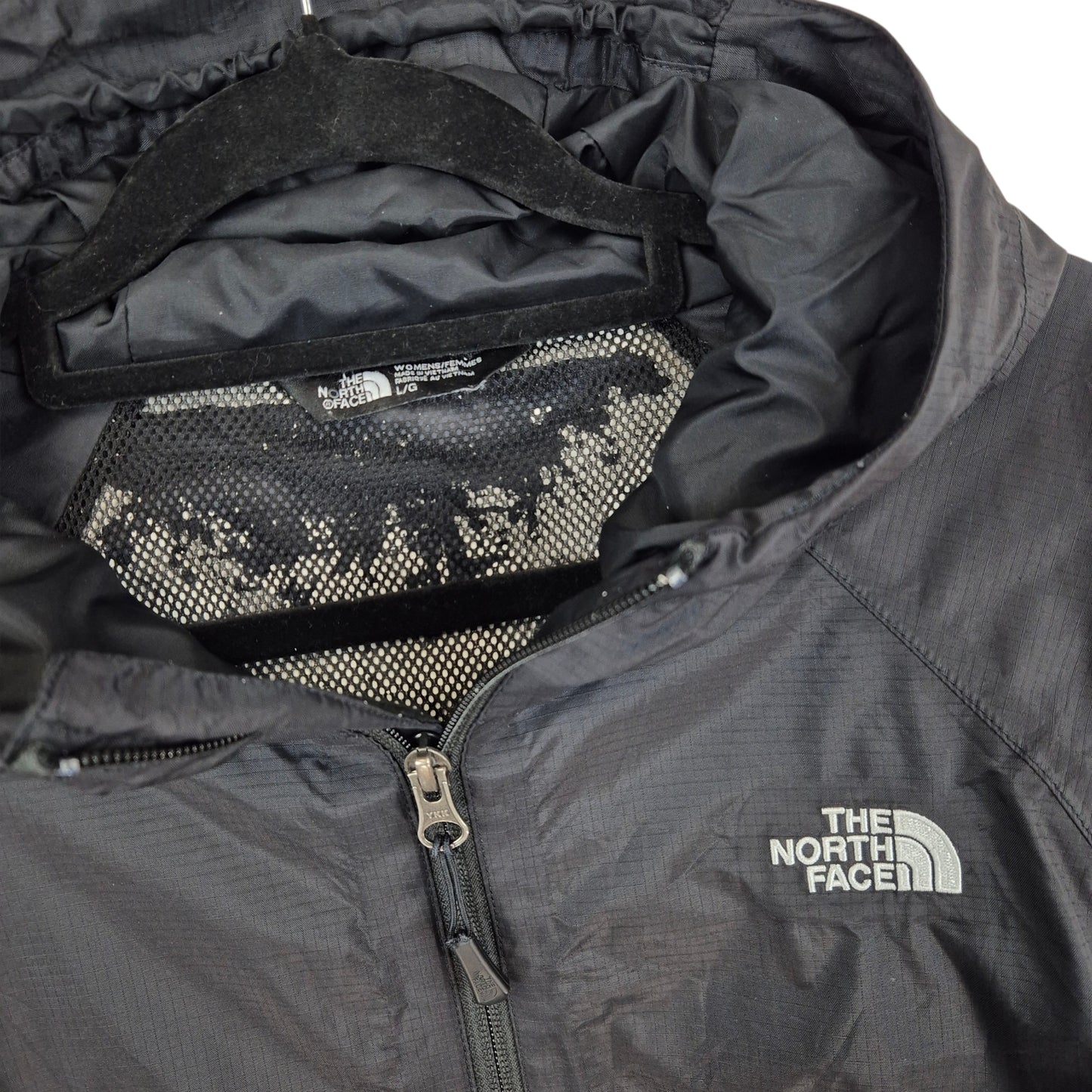 The North Face Womens Black Nylon Jacket Size L