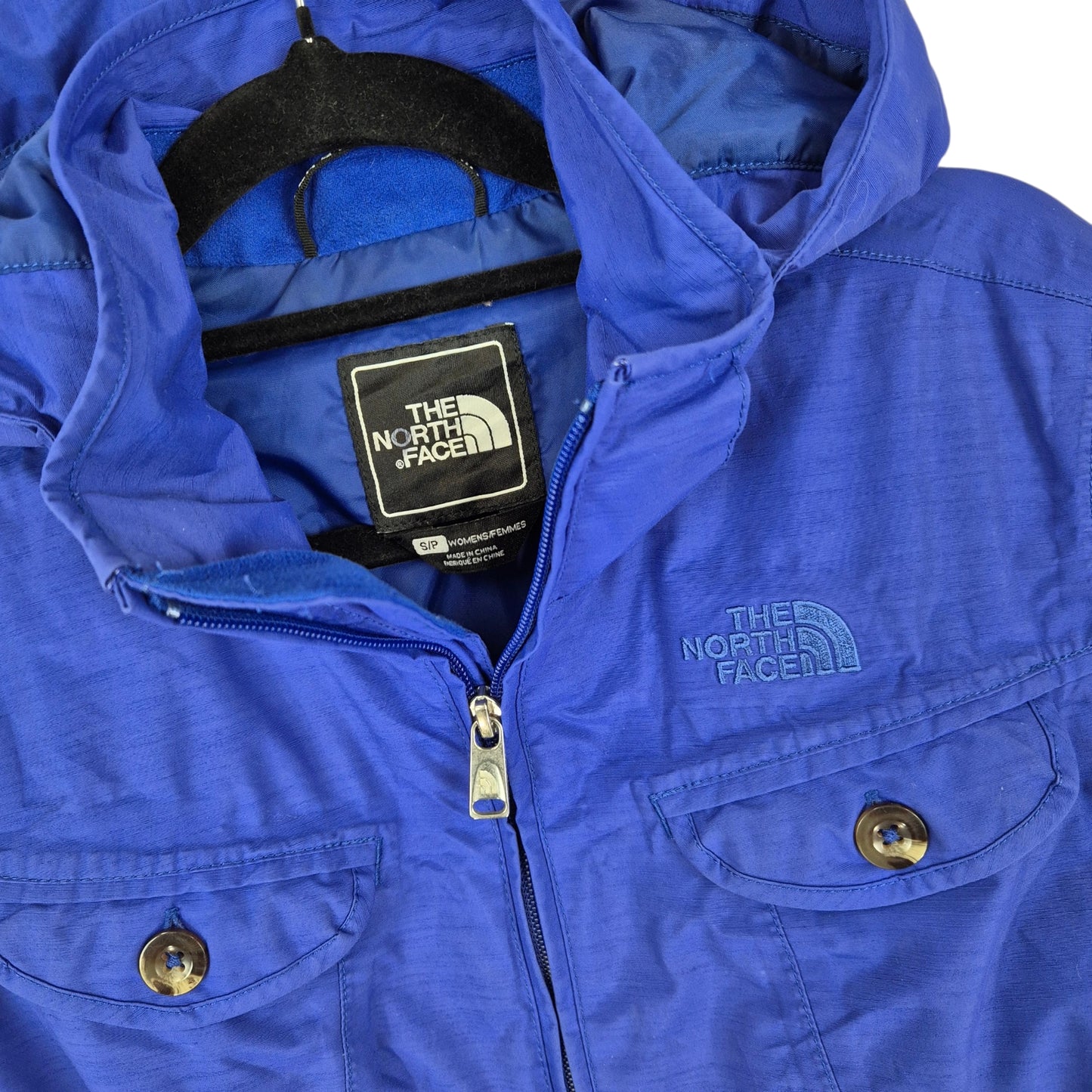 The North Face Womens Dark Blue Nylon Jacket Size S