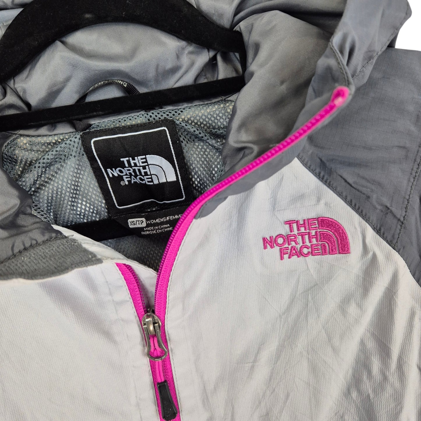 The North Face Womens Grey Nylon Jacket Size XS