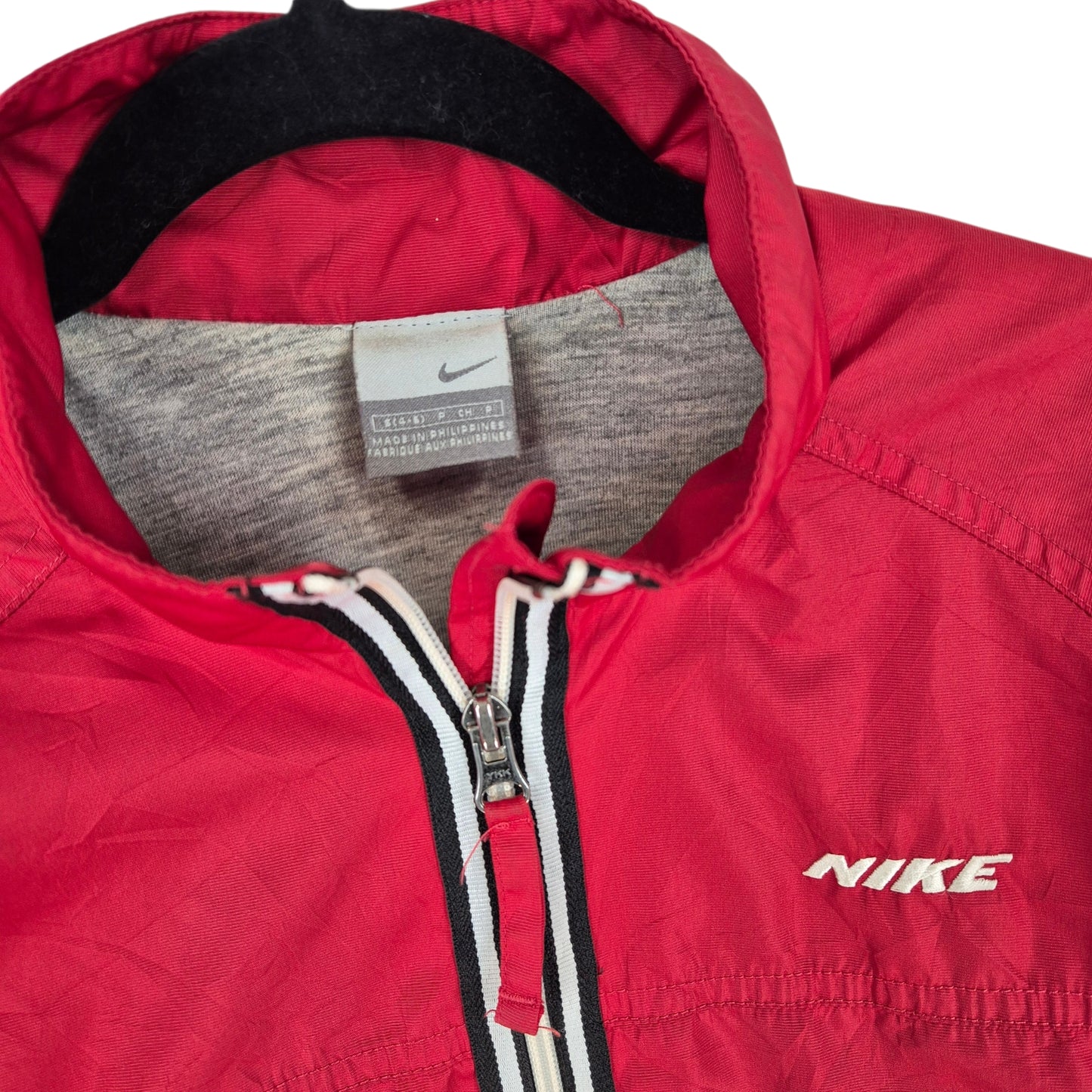 Vintage Nike 2000's Womens Red Spray Jacket Size S