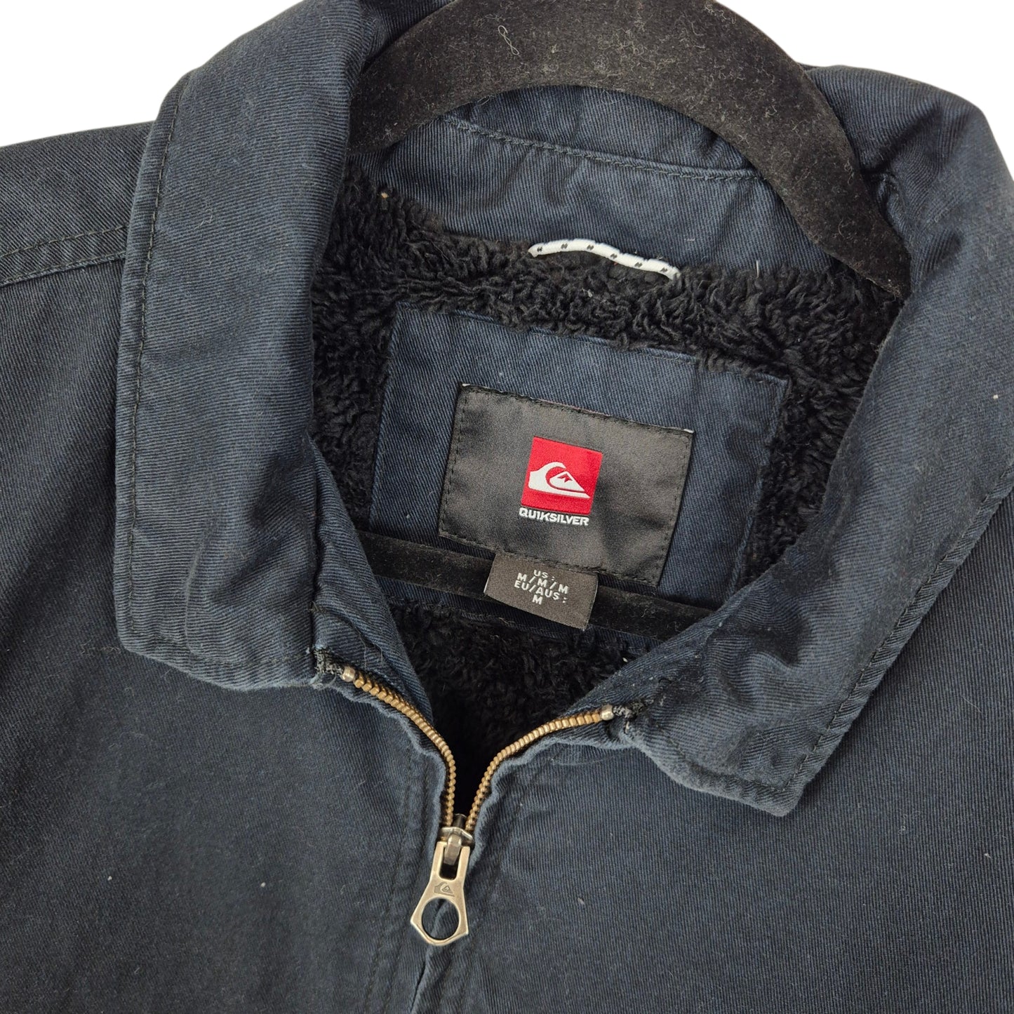 Quiksilver Black Fleece Insulated Jacket Size M