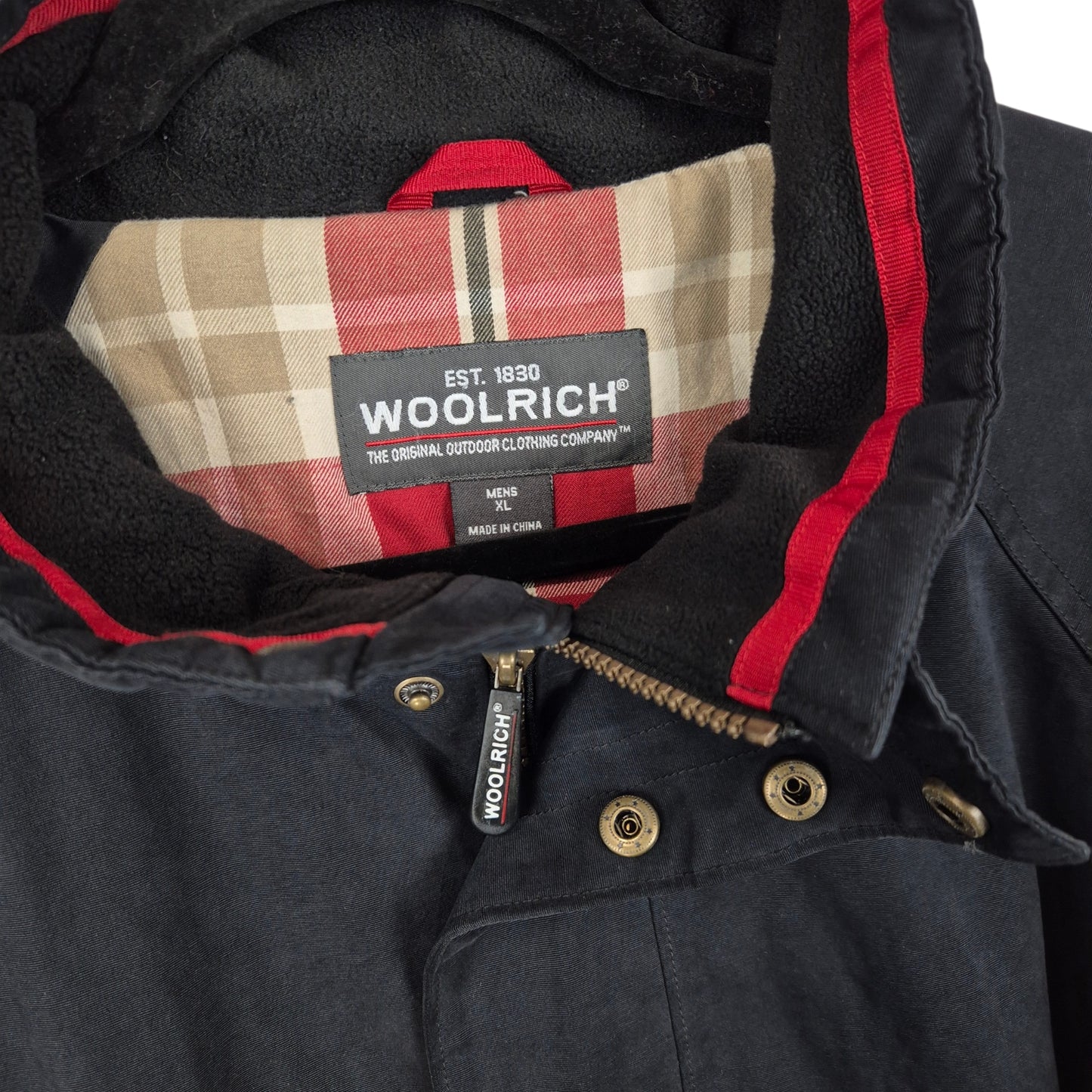 Woolrich Black Fleece Insulated Jacket Size XL