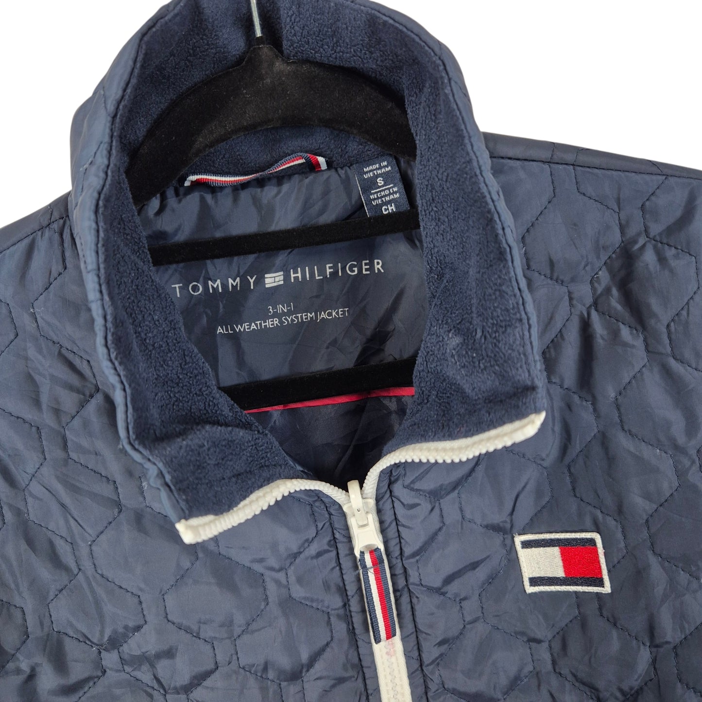 Tommy Hilfiger Womens Dark Blue Padded Jacket Size S