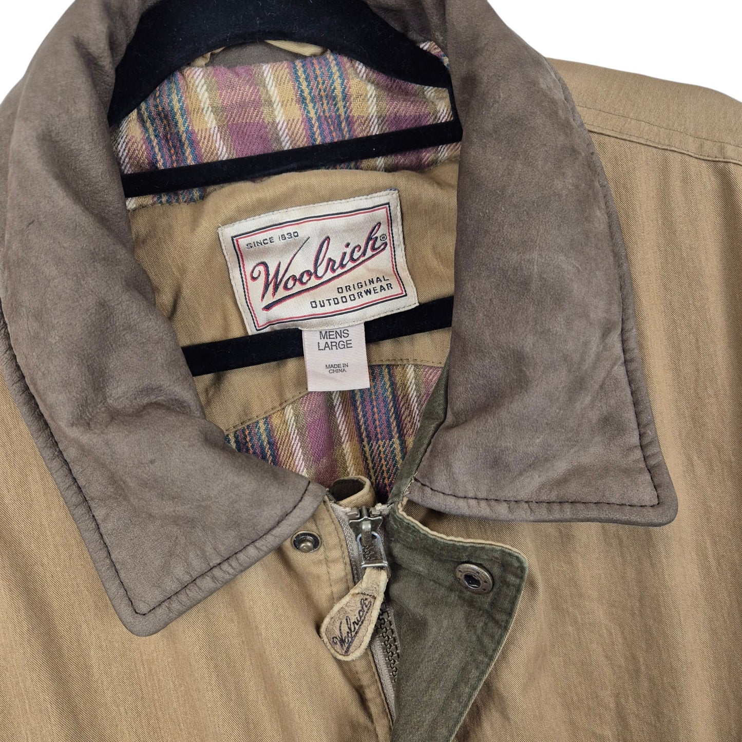 Vintage Woolrich 90's Brown Heavy Jacket Sie L