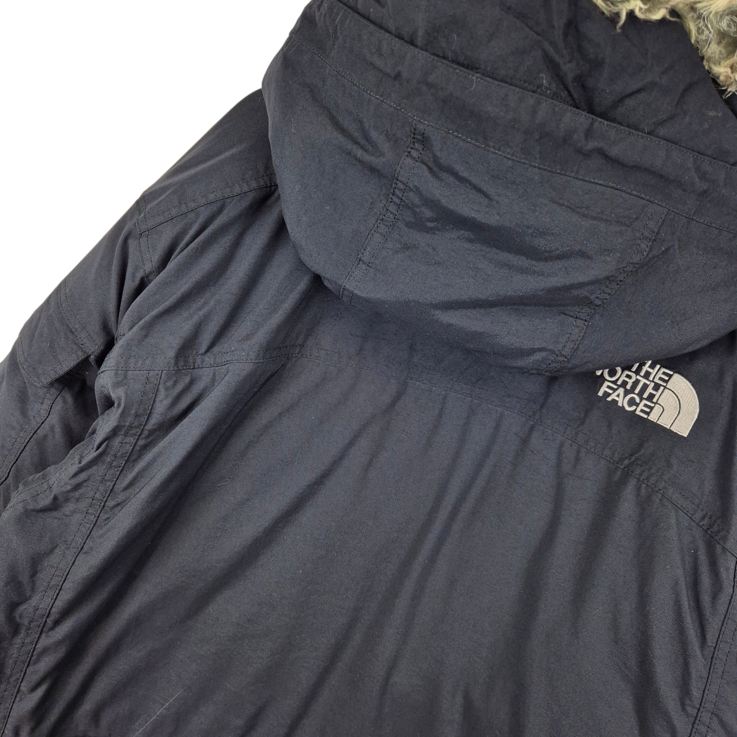 The North Face Heavy Quilted Trench Coat Jacket Size M