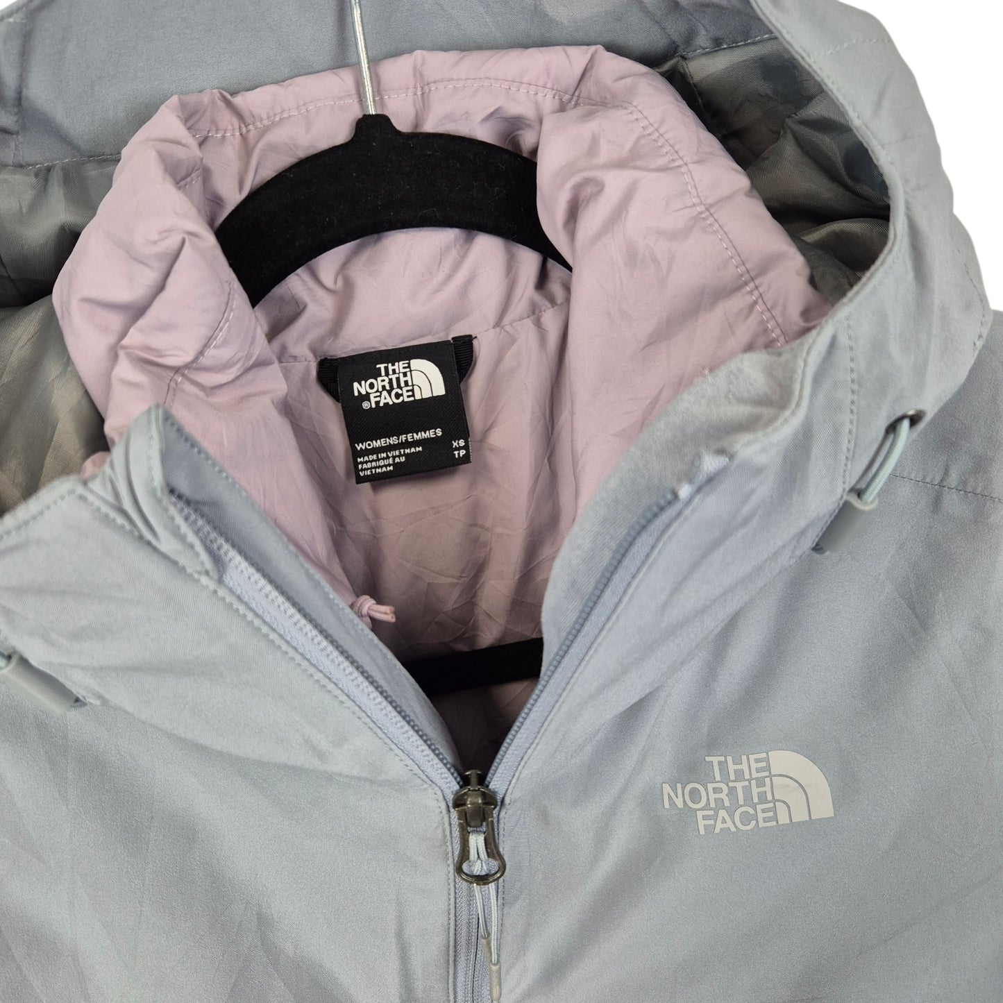 The North Face Womens Grey Quilted Jacket Size XS