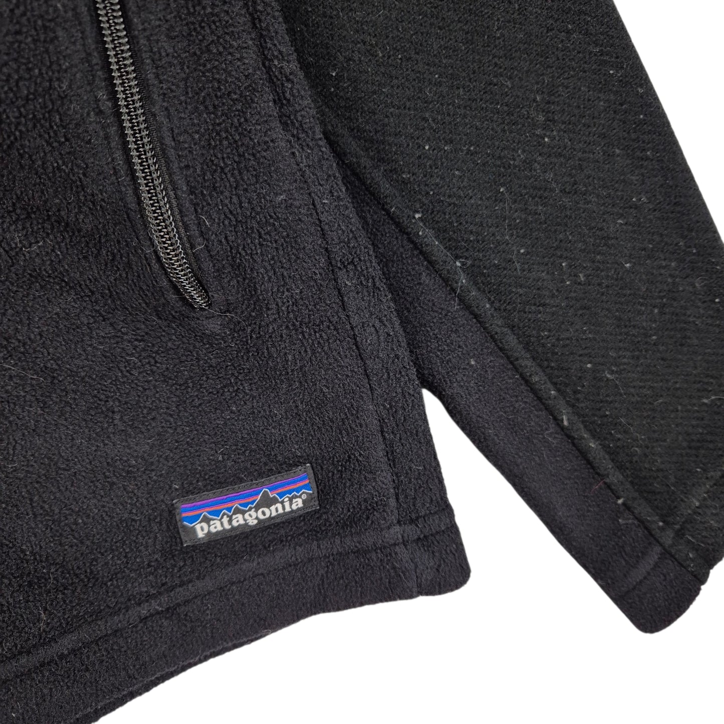 Patagonia Black Fleece Zip Jumper Size M