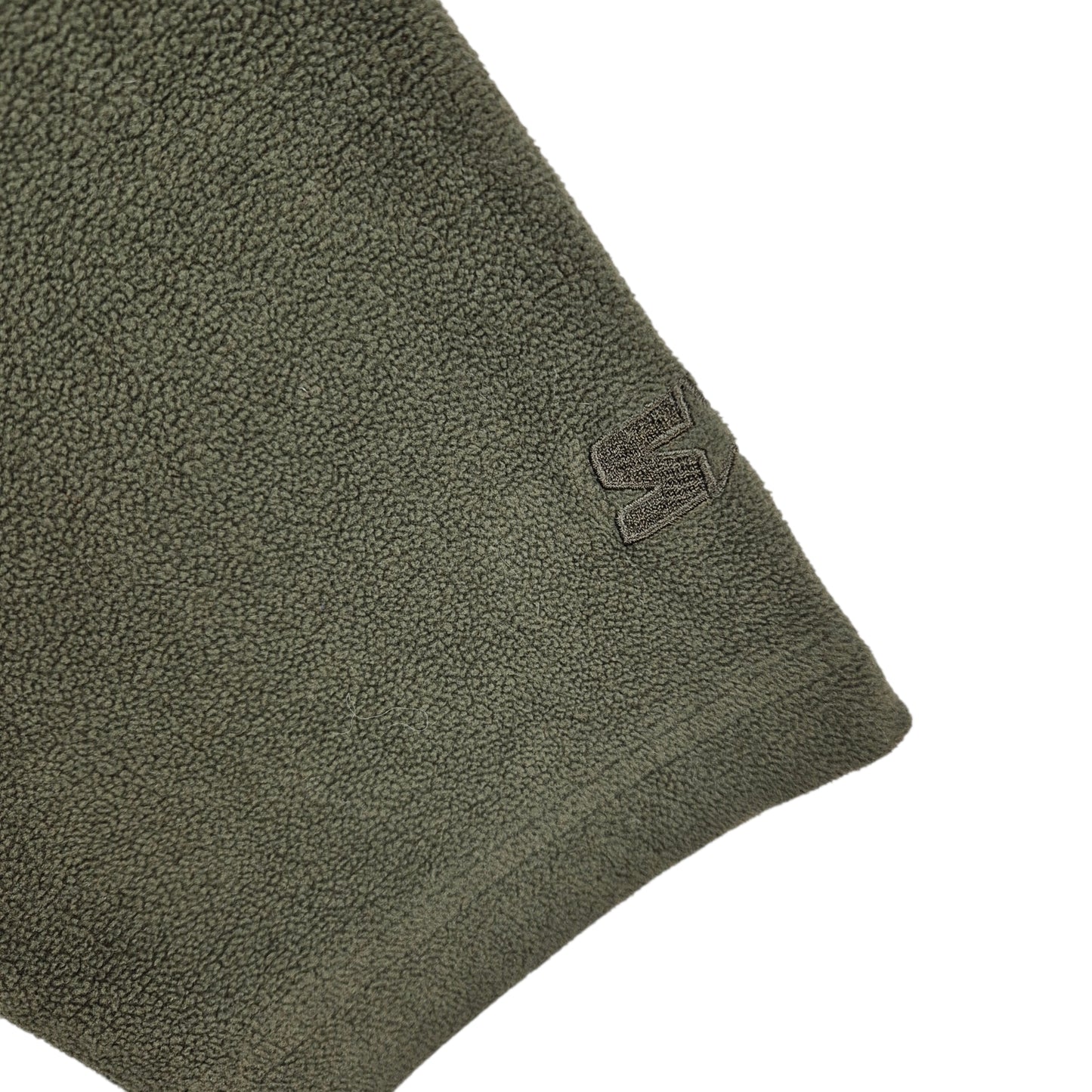 Vintage Starter Olive Green Fleece Zip Jumper Size XL