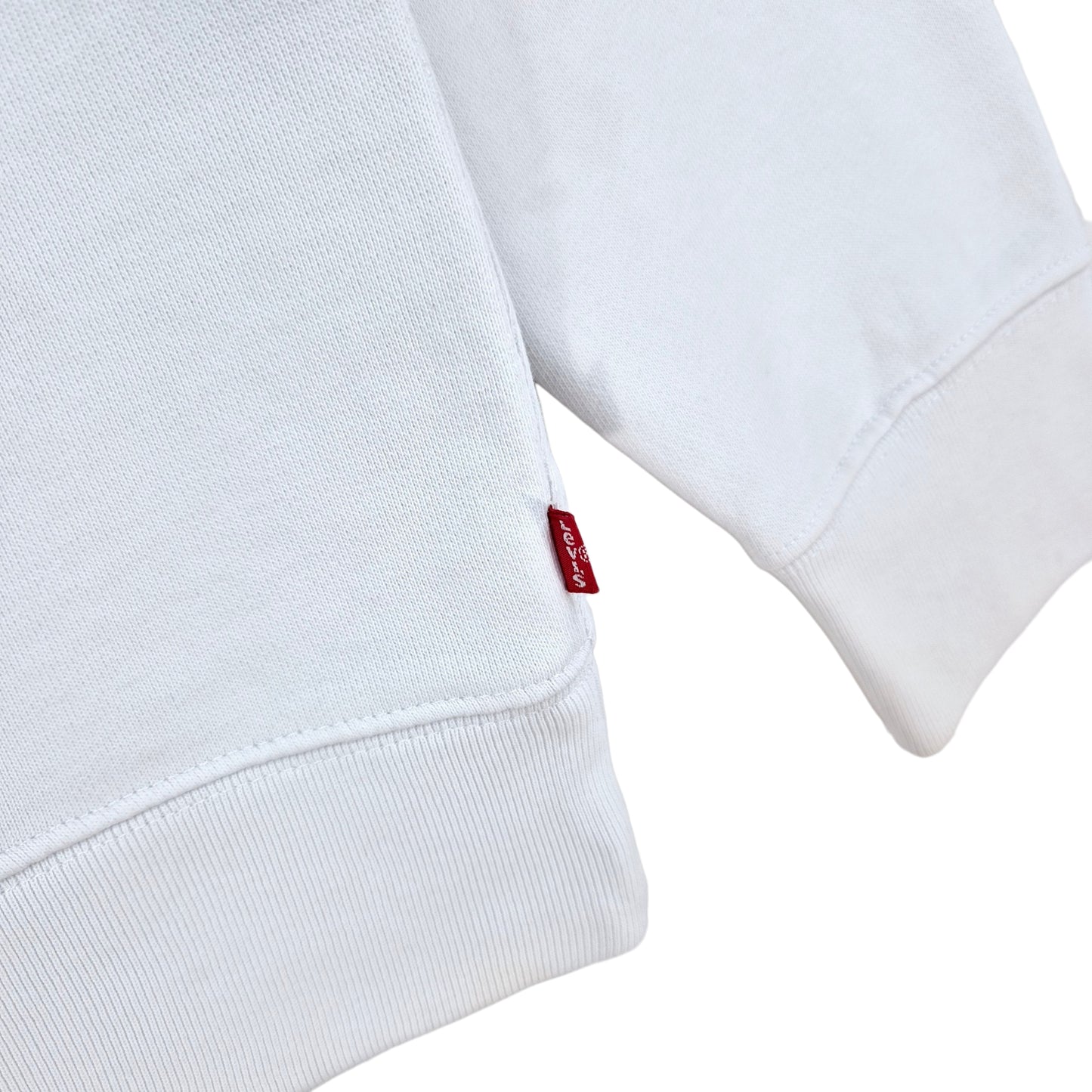 Levis White Crewneck Sweater Size M