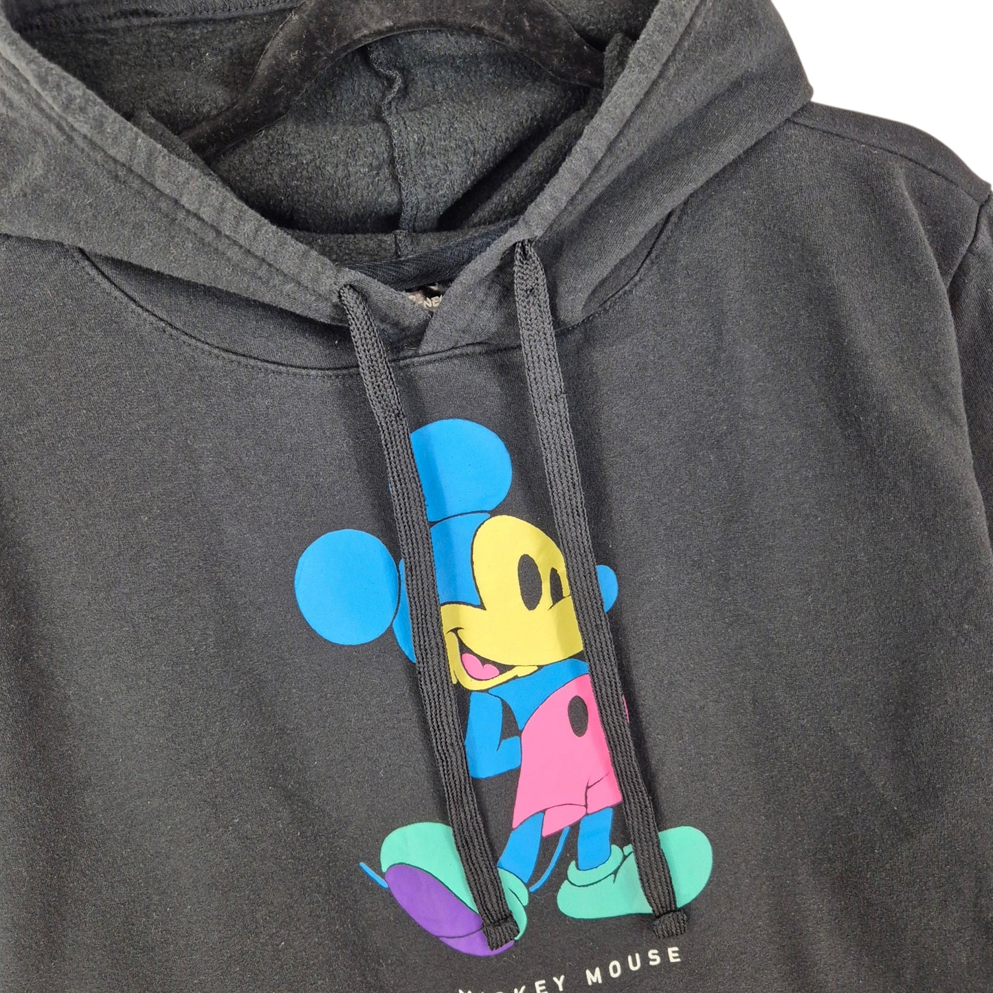 Disney Mickey Mouse Black Hoodie Size L