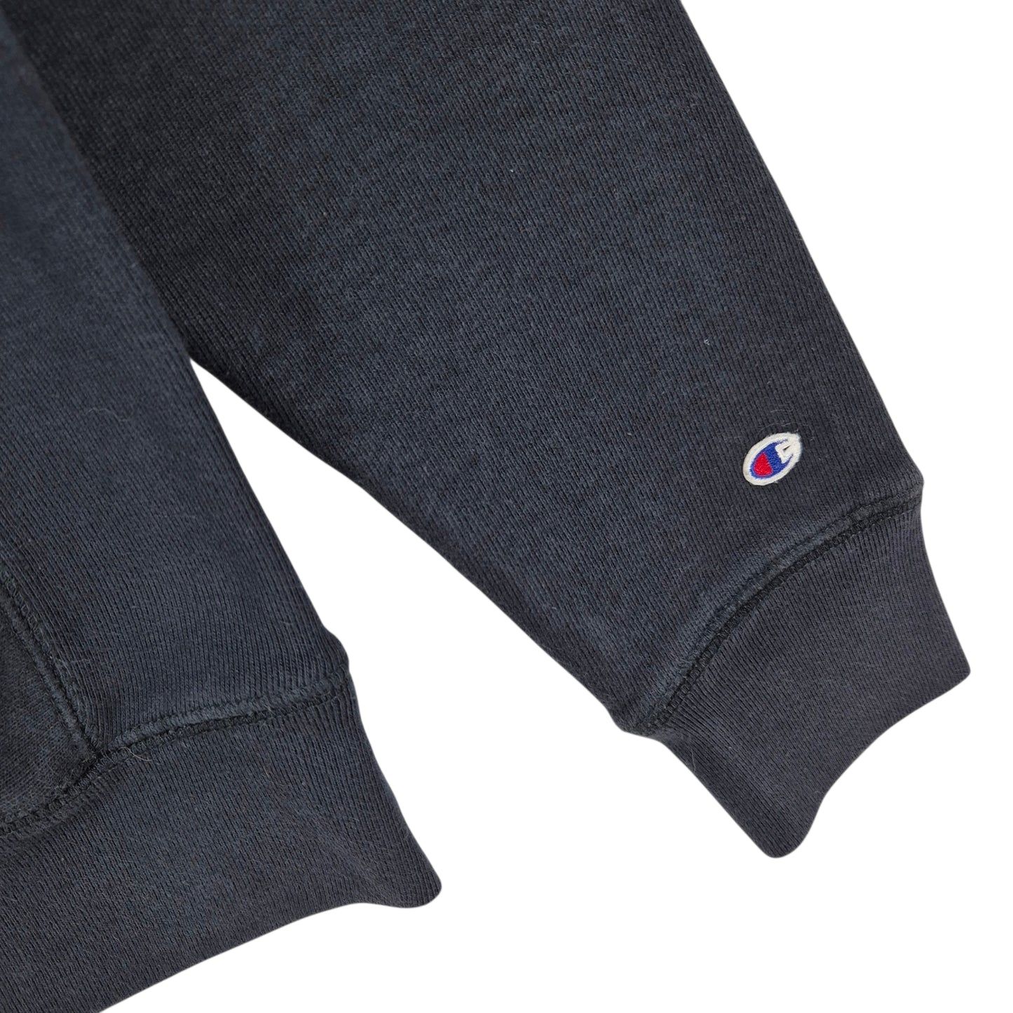 Champion Reverse Weave Beoing Black Heavy Crewneck Sweater Size M