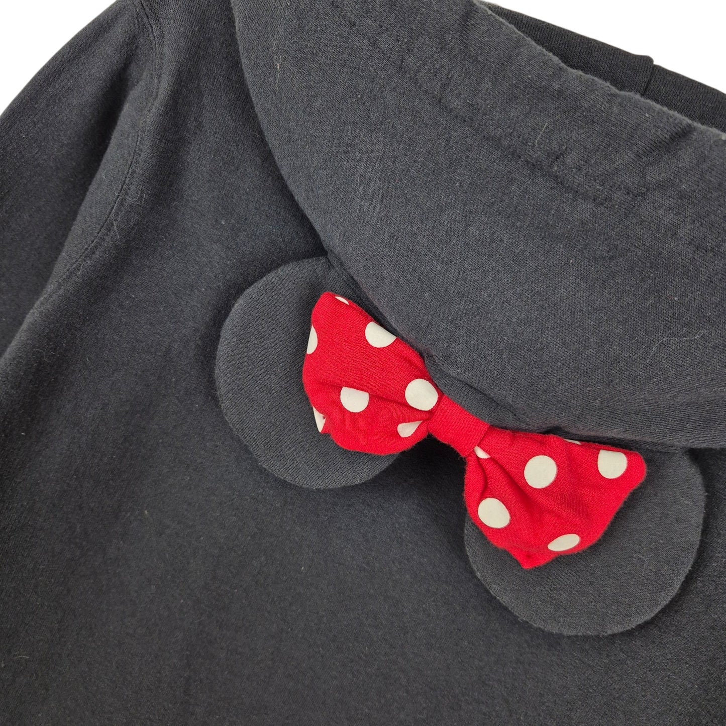 Disney Minnie Mouse Womens Black Hoodie Size S