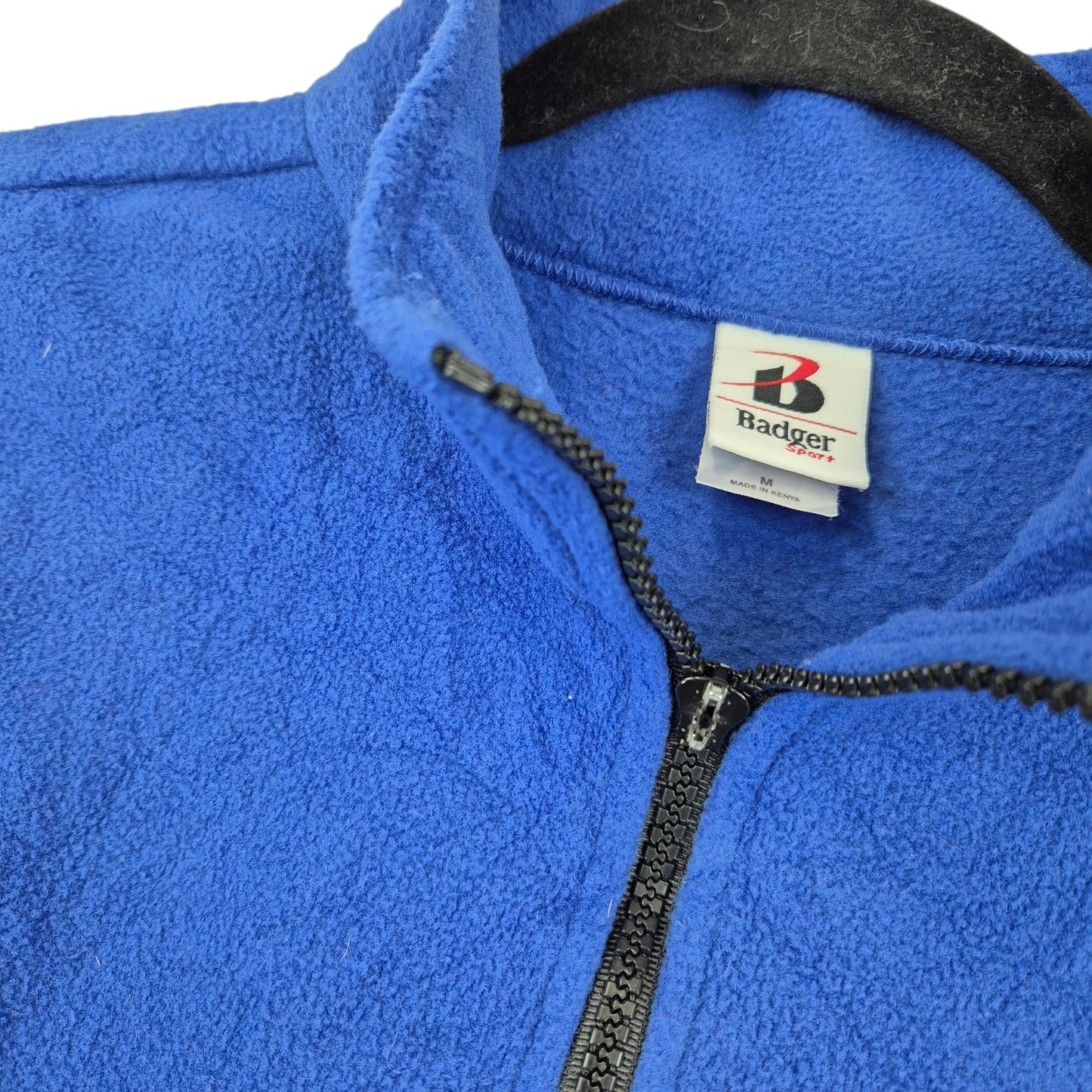 Pines Eagles Blue Quarter Zip Fleece Jumper Size M
