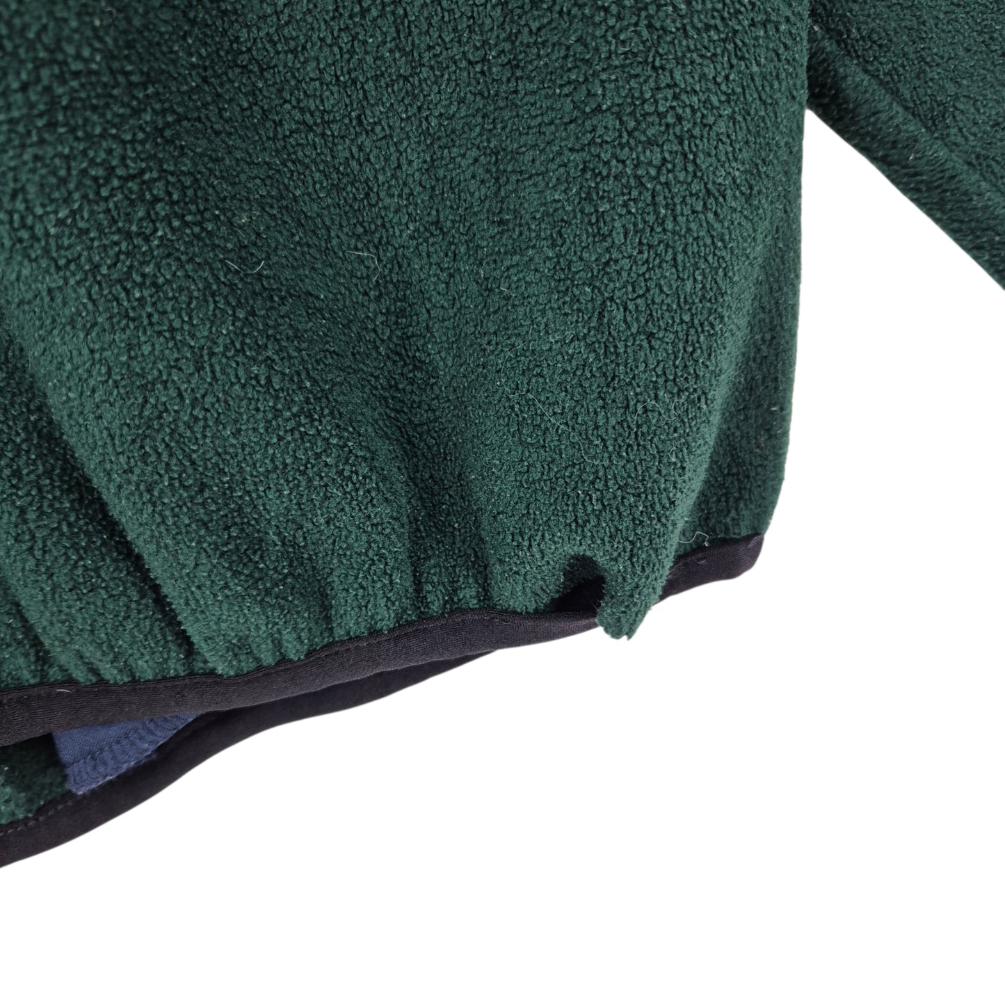 Vintage Ralph Lauren Chaps 90's Dark Green Quarter Zip Fleece Jumper Size M