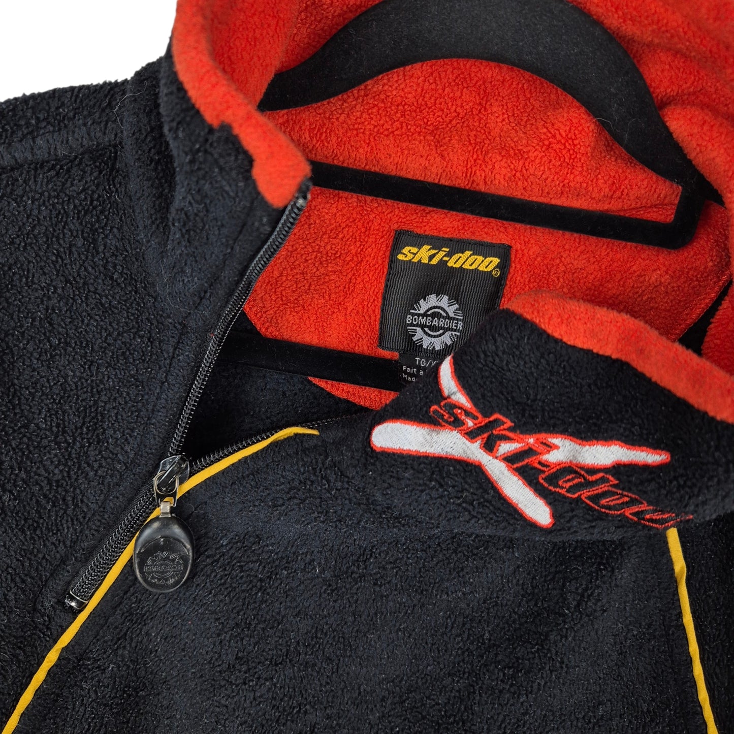 Ski Doo Black Fleece Jumper Size XL